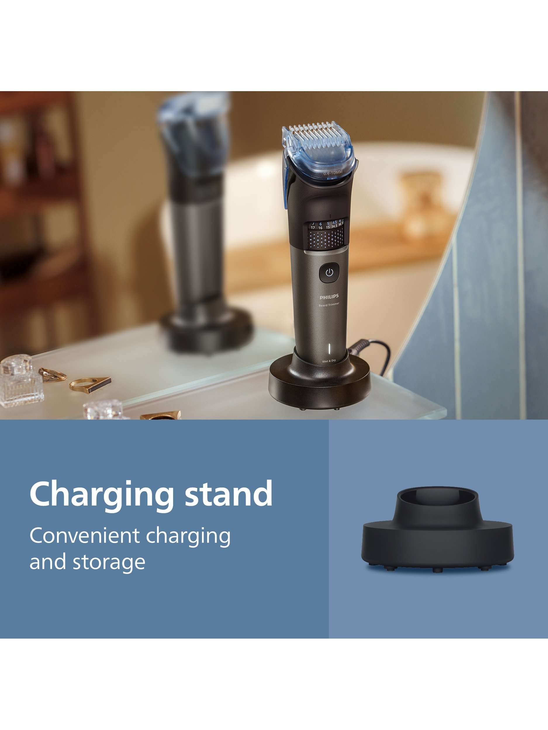 BT7665/15 Series 7000 Beard Trimmer, Black