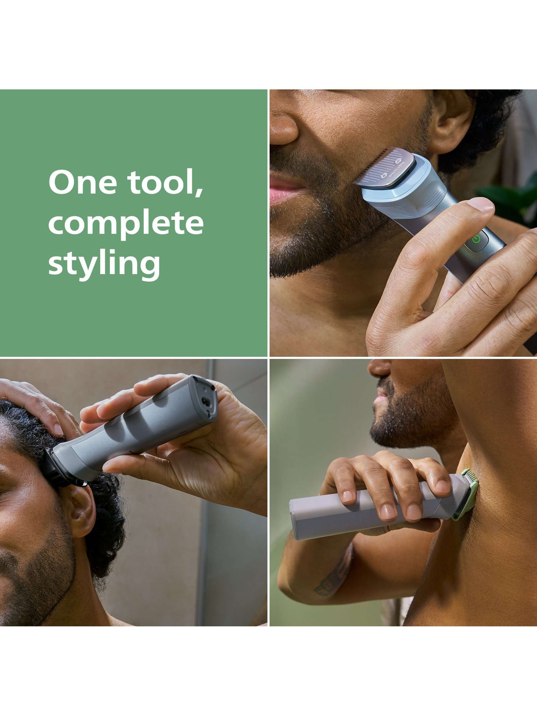 5000 Series MG5921/15  MultiGroom 10 in 1 All-in-One Trimmer, Grey