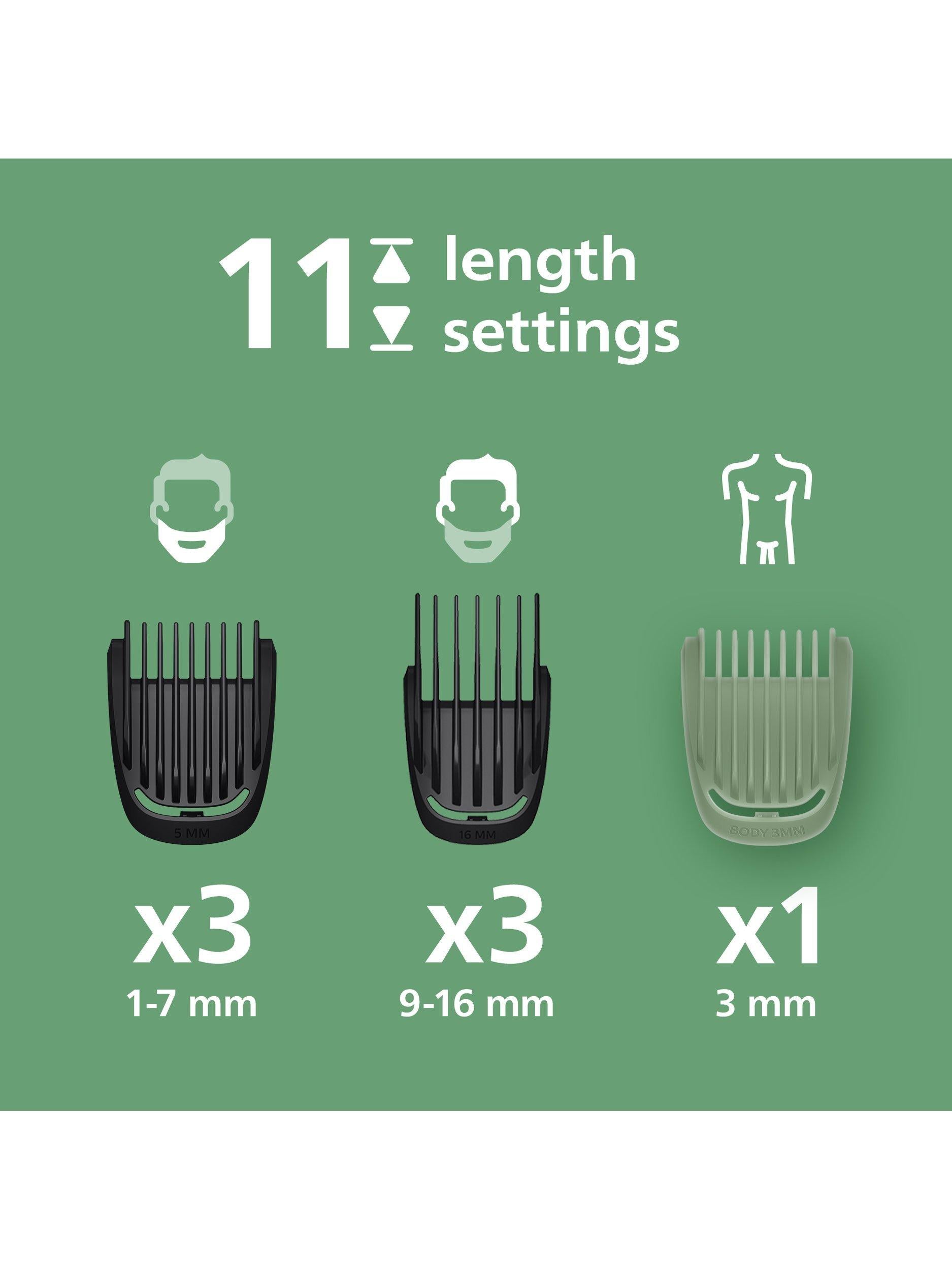 5000 Series MG5921/15  MultiGroom 10 in 1 All-in-One Trimmer, Grey