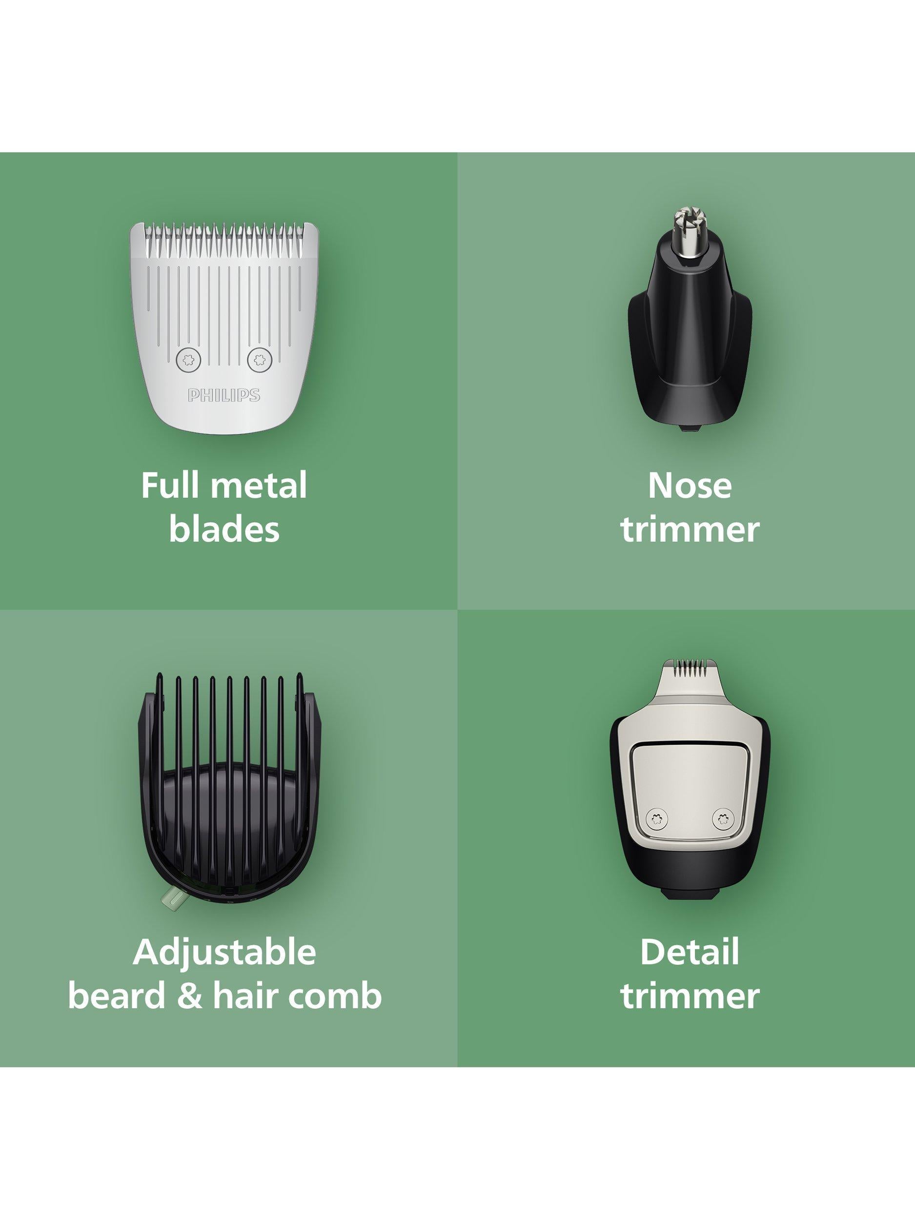 5000 Series MG5921/15  MultiGroom 10 in 1 All-in-One Trimmer, Grey
