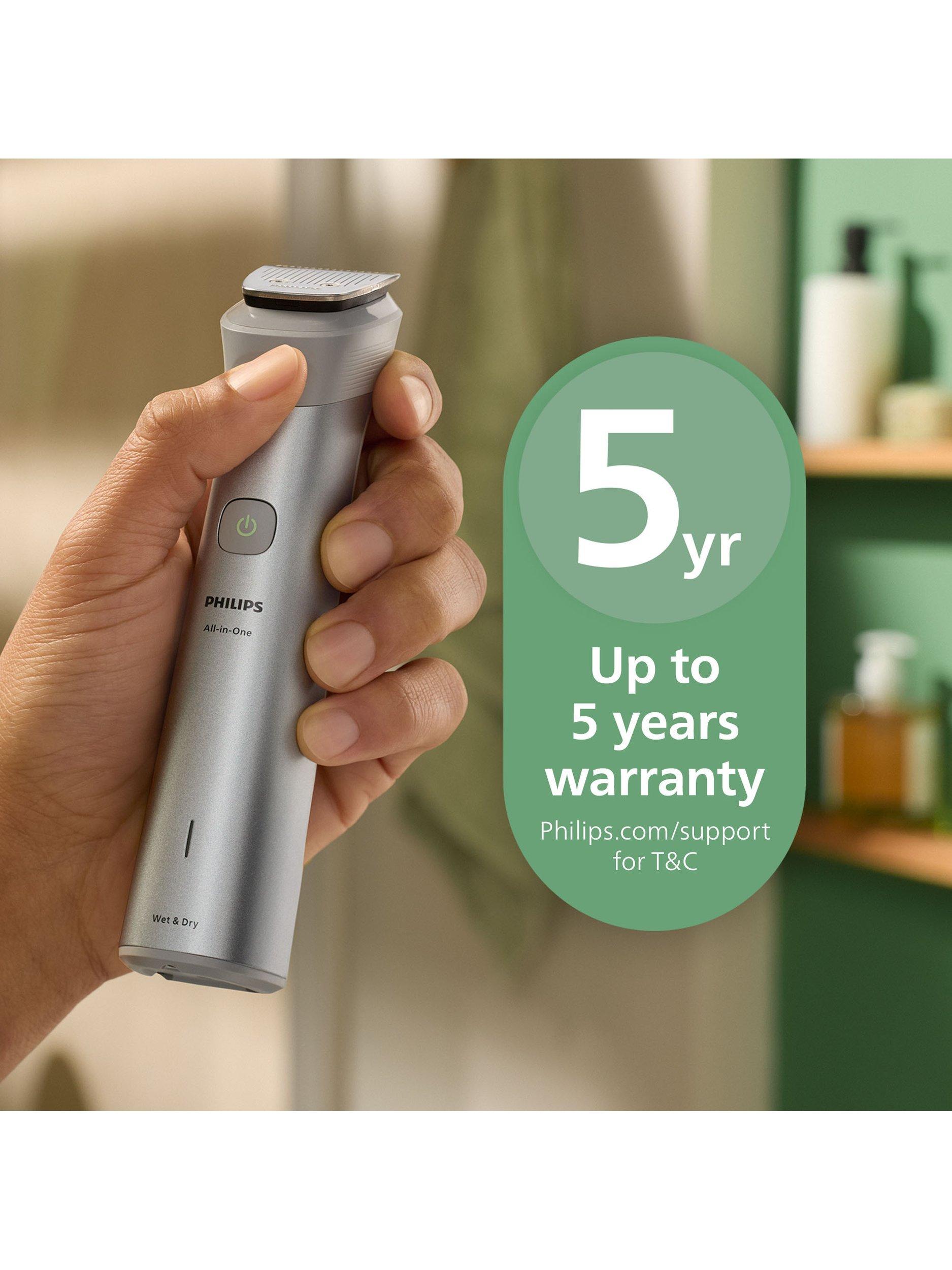 5000 Series MG5921/15  MultiGroom 10 in 1 All-in-One Trimmer, Grey