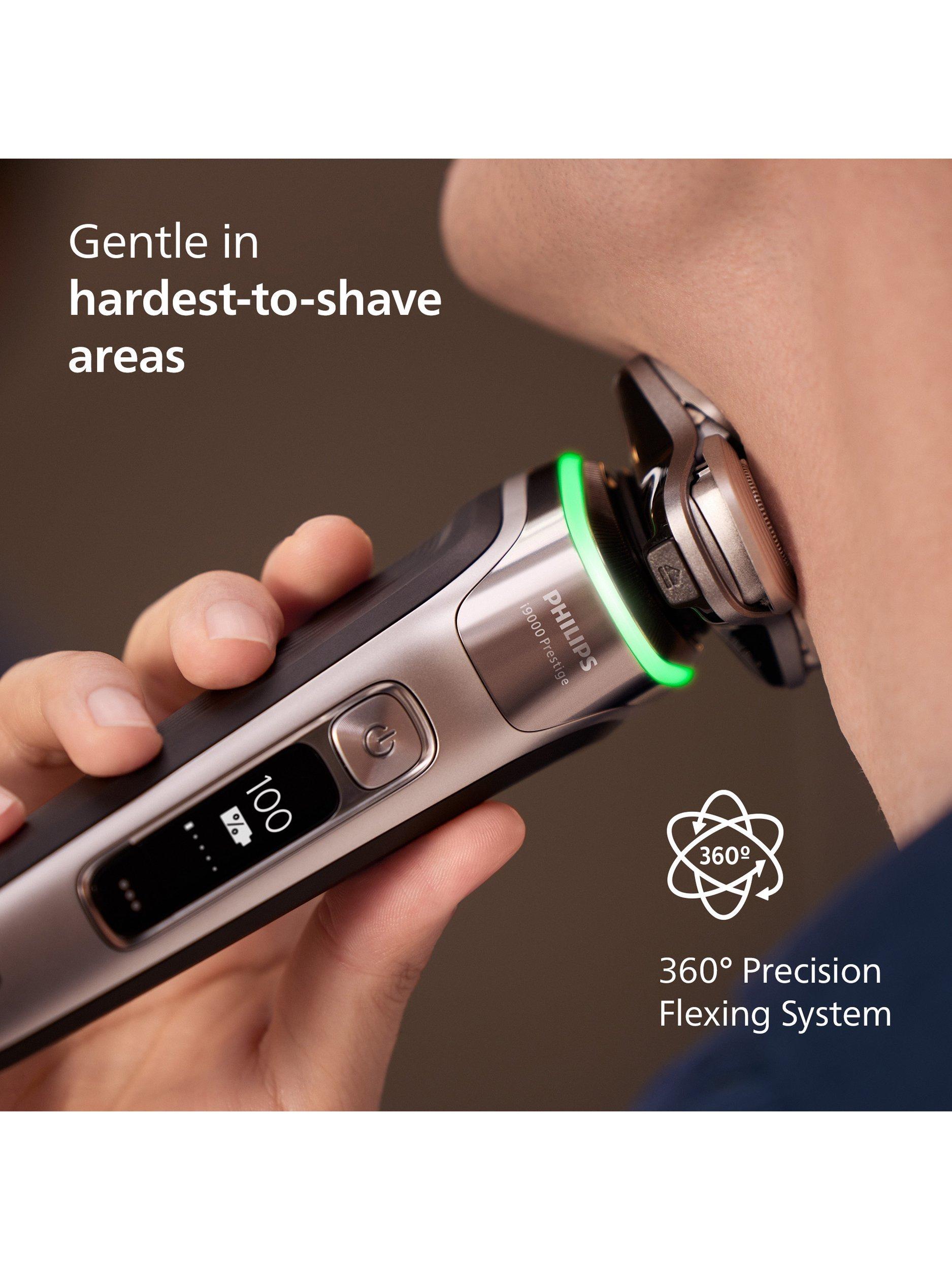 XP9204/30 i9000 Prestige Shaver Wet & Dry Electric Shaver with Skin IQ Technology, Slate
