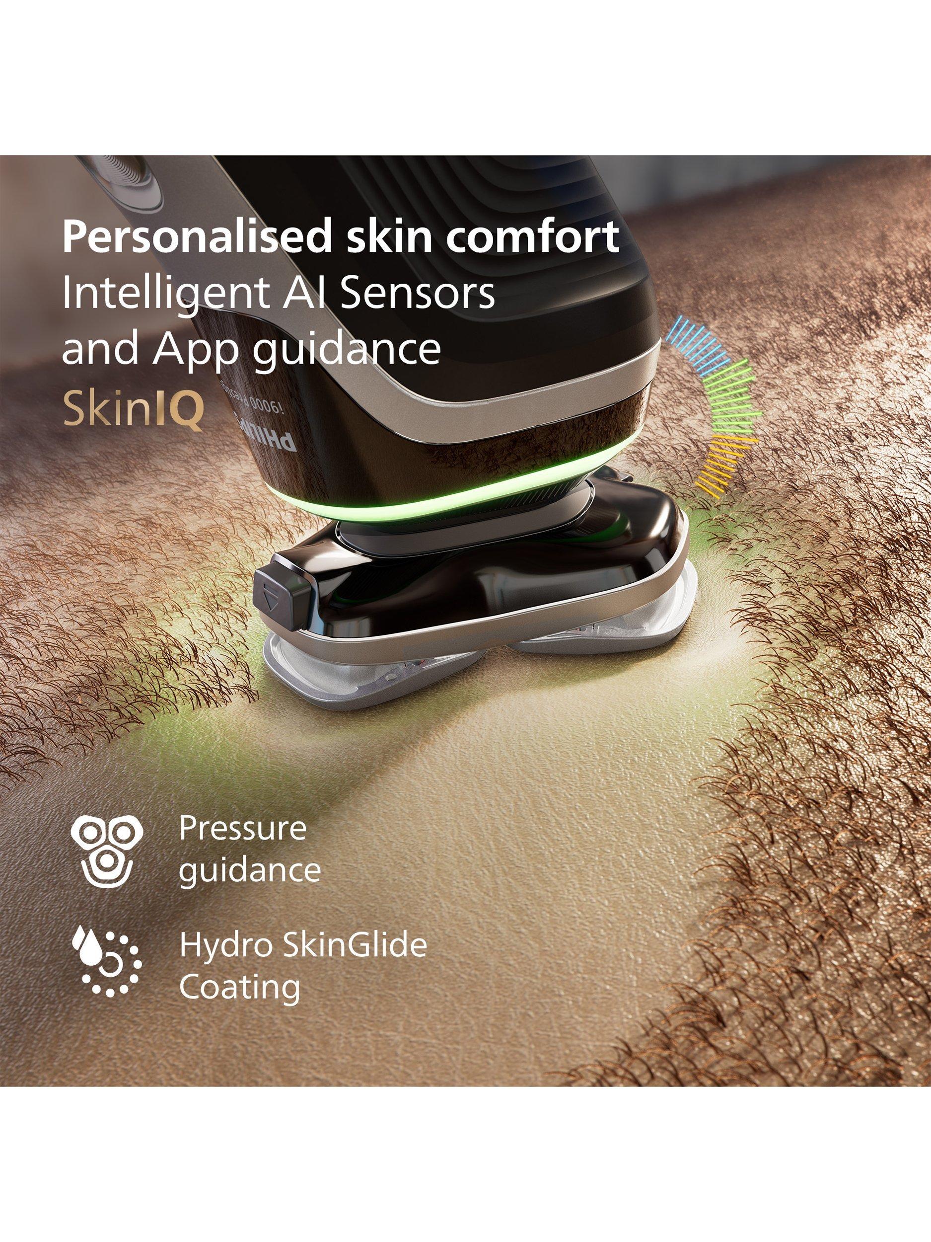 XP9204/30 i9000 Prestige Shaver Wet & Dry Electric Shaver with Skin IQ Technology, Slate