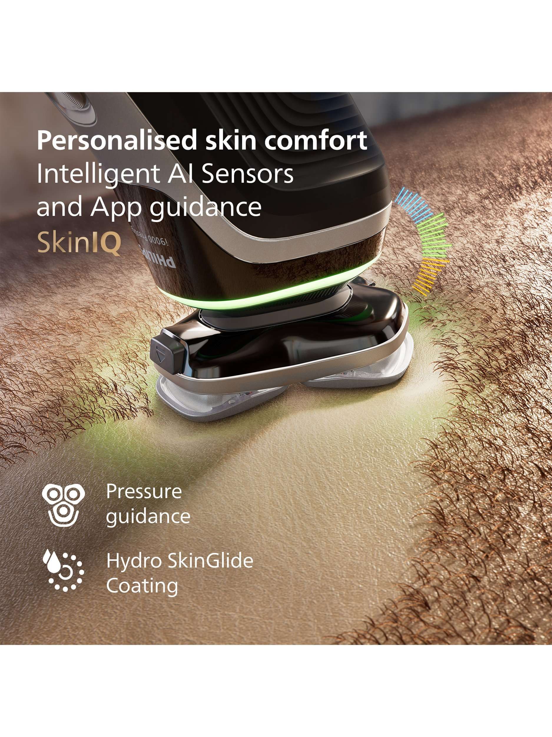 XP9204/30 i9000 Prestige Shaver Wet & Dry Electric Shaver with Skin IQ Technology, Slate