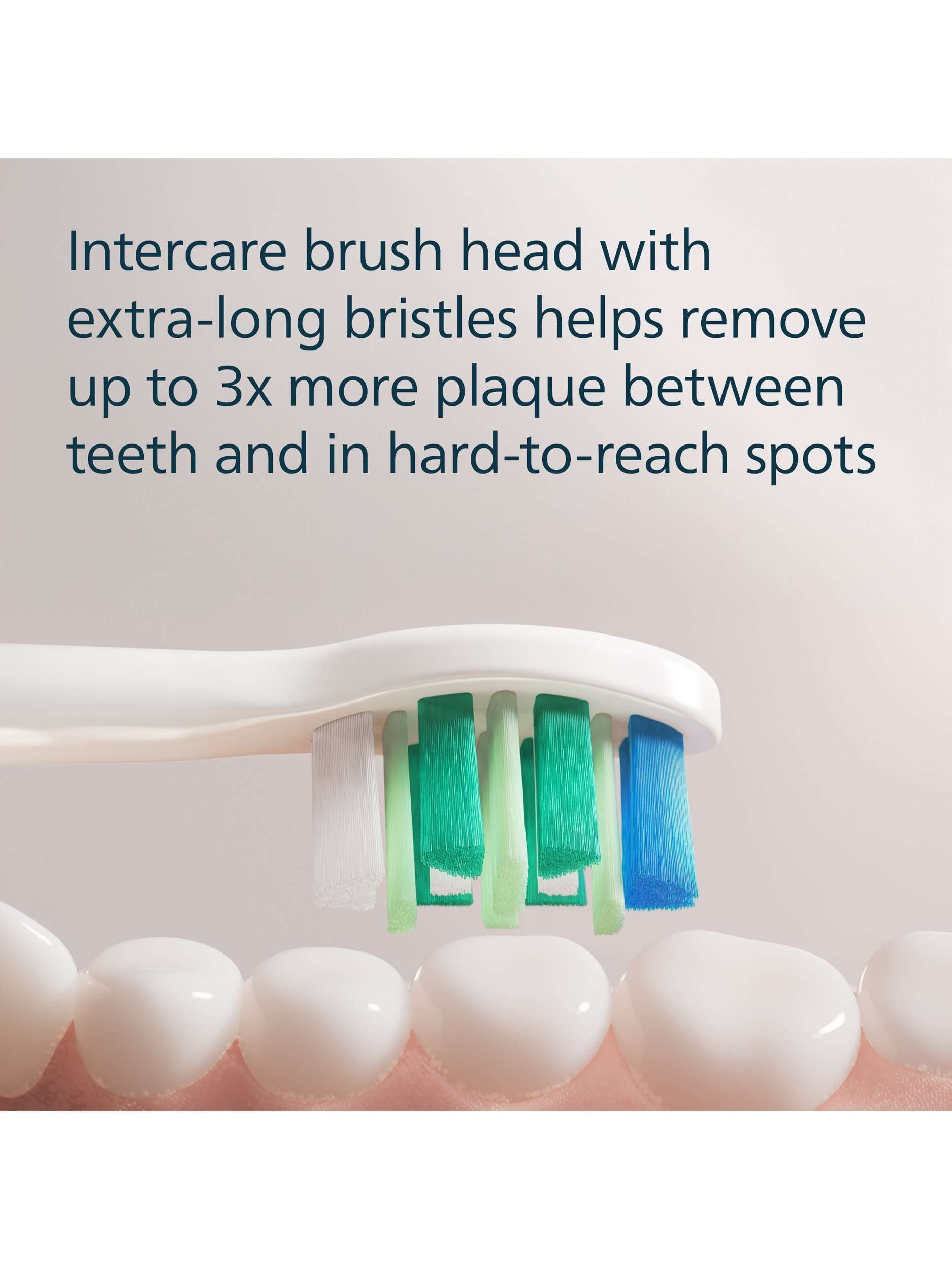 Sonicare HX9004/87 InterCare Toothbrush Heads, Pack of 4, White