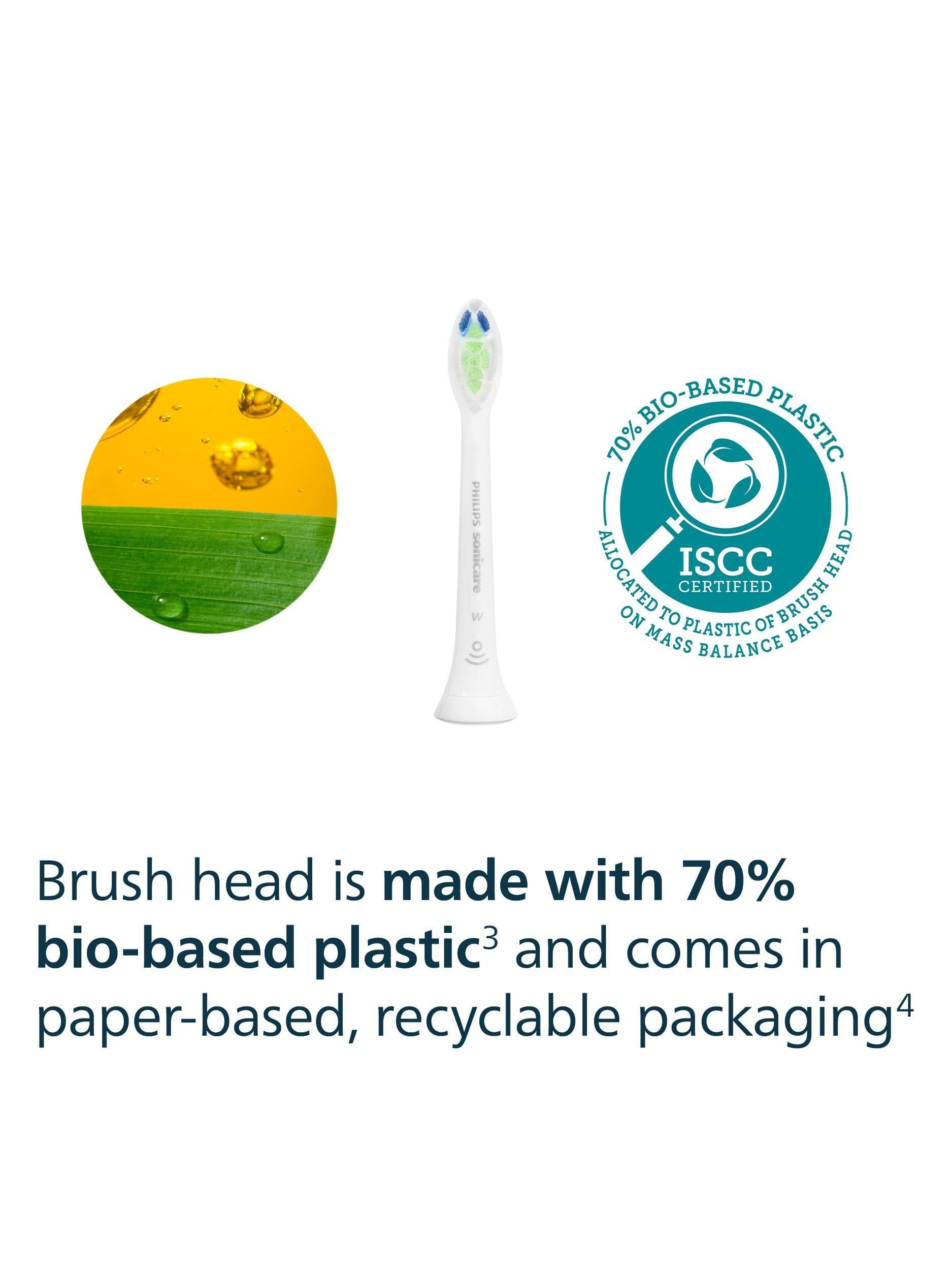 Sonicare HX6065/88 Optimal White Toothbrush Heads, Pack of 5, White