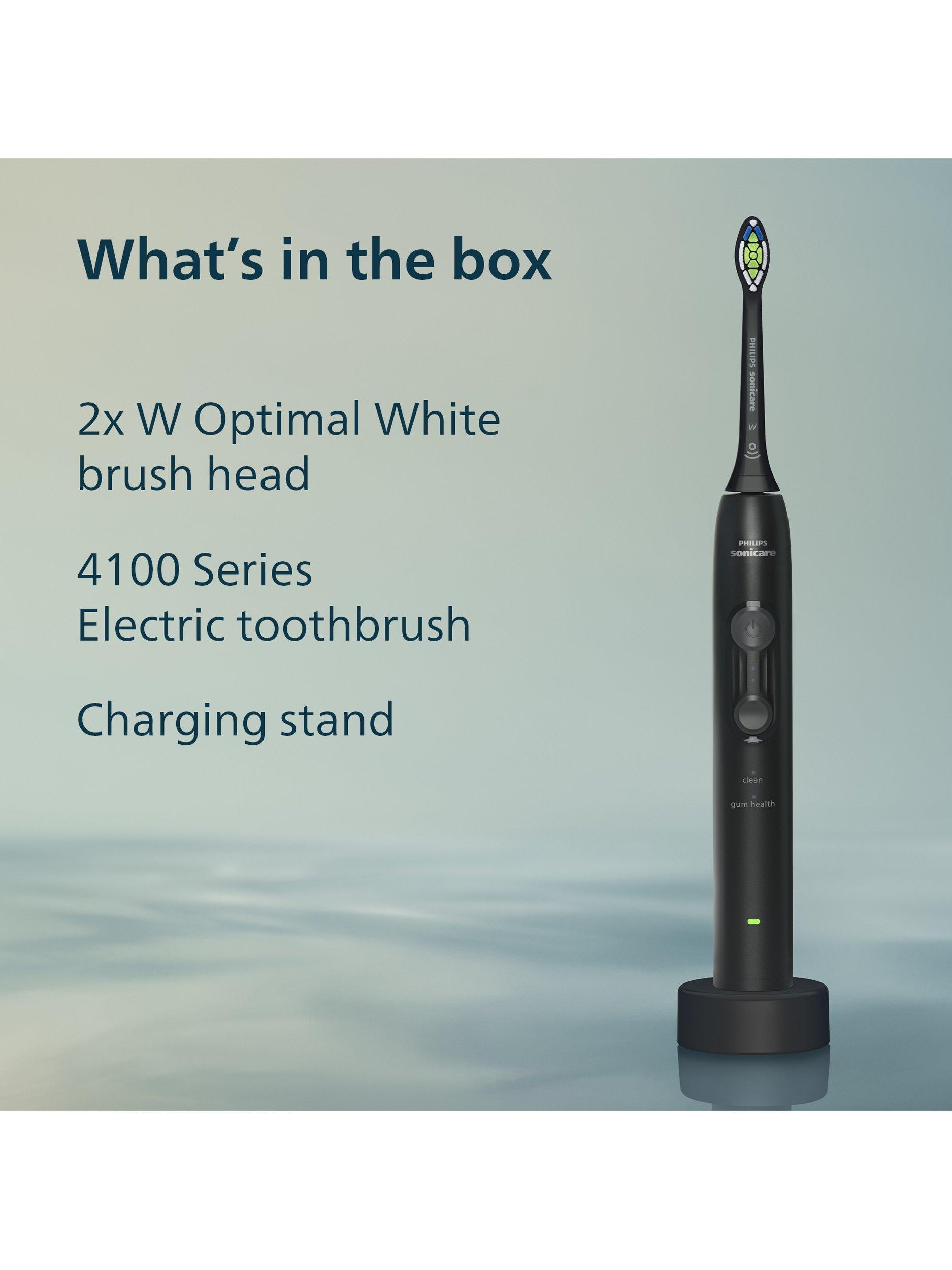 Sonicare HX4042/52 4100 Electric Toothbrush, Black