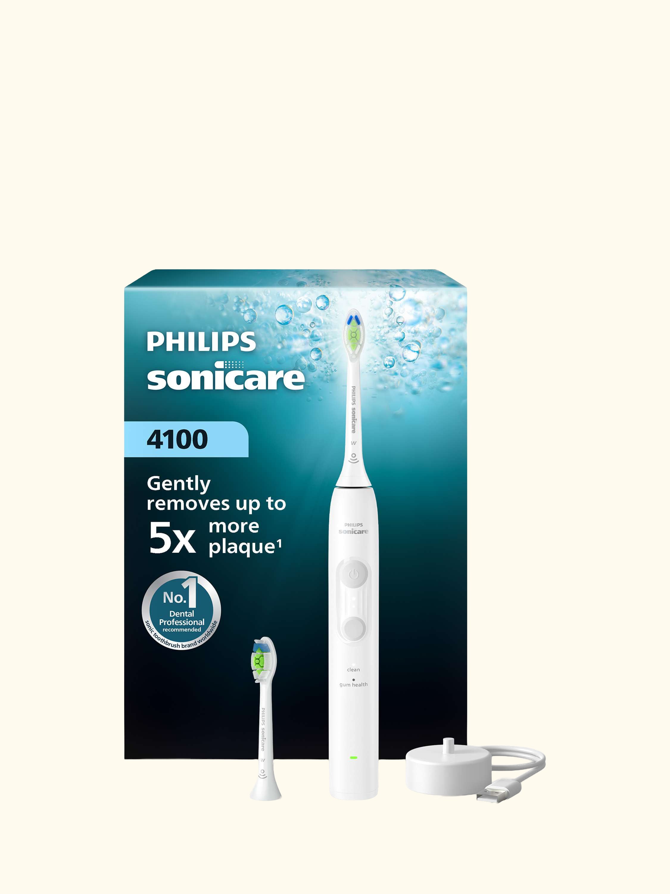 Sonicare HX4042/41 4100 Electric Toothbrush, White