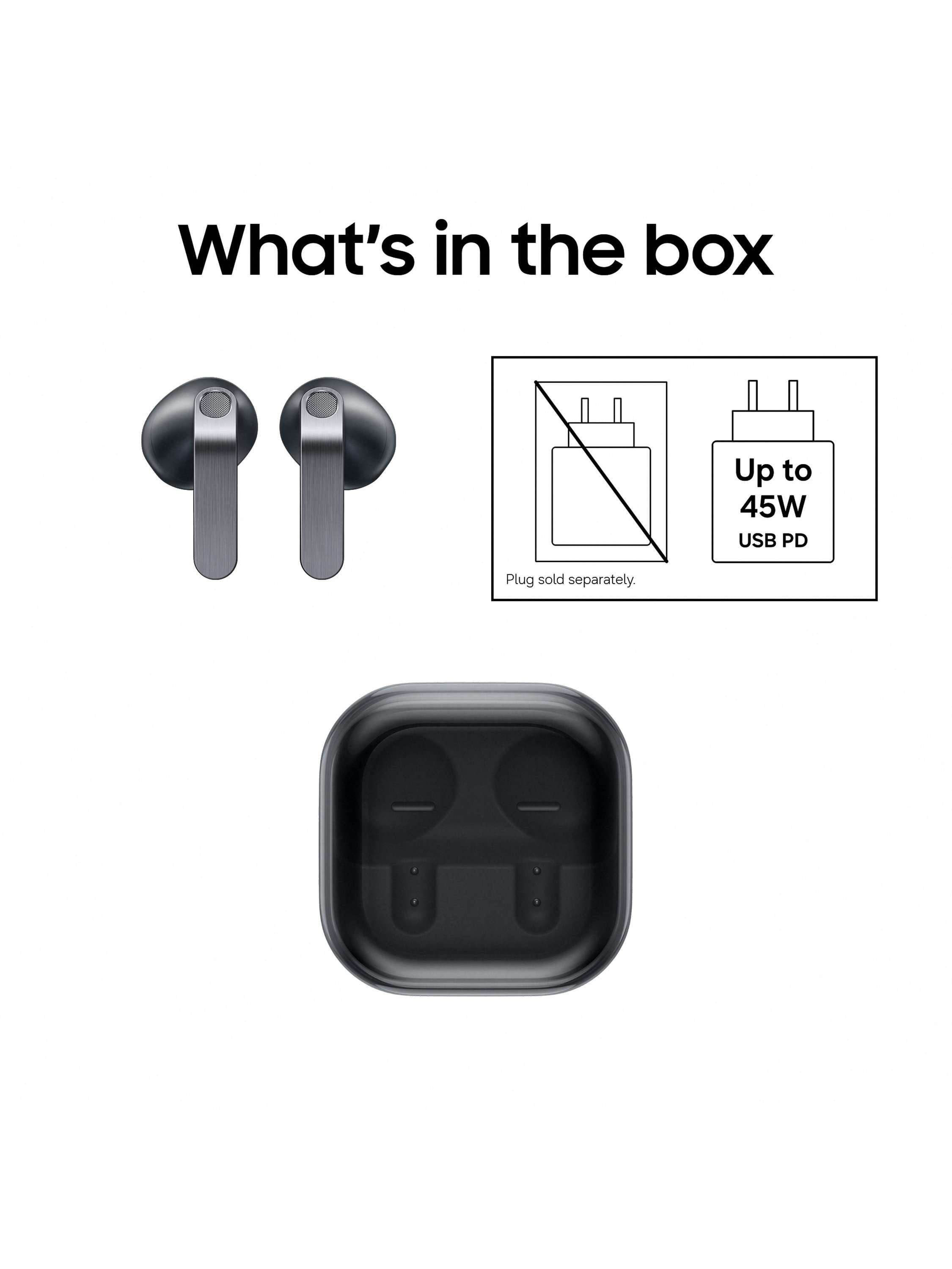 Galaxy Buds4 True Wireless Earbuds with Galaxy AI & Active Noise Cancellation