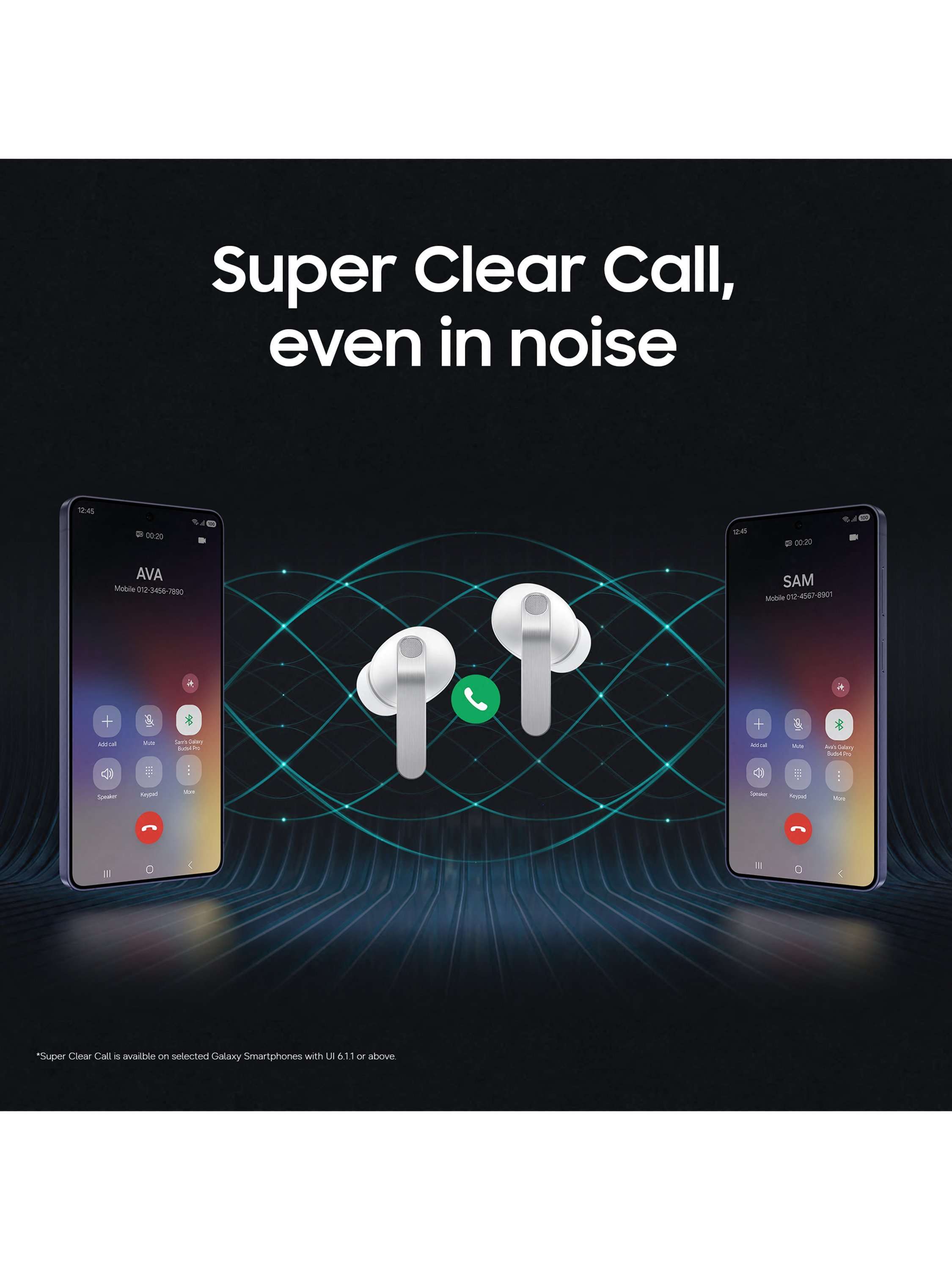 Galaxy Buds4 Pro True Wireless Earbuds with Galaxy AI & Active Noise Cancellation