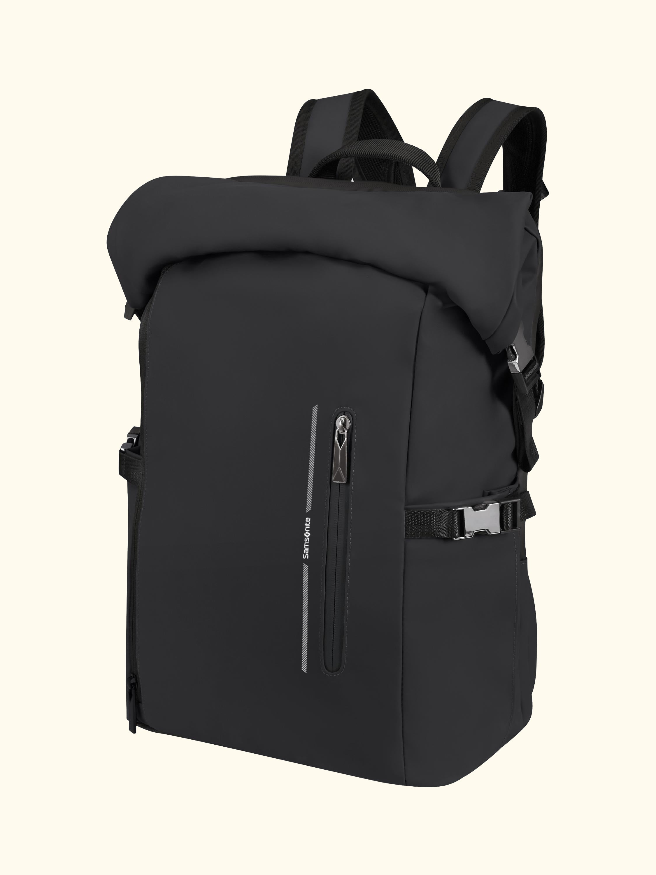 Glam-Go Roll Top Laptop Backpack, 26L
