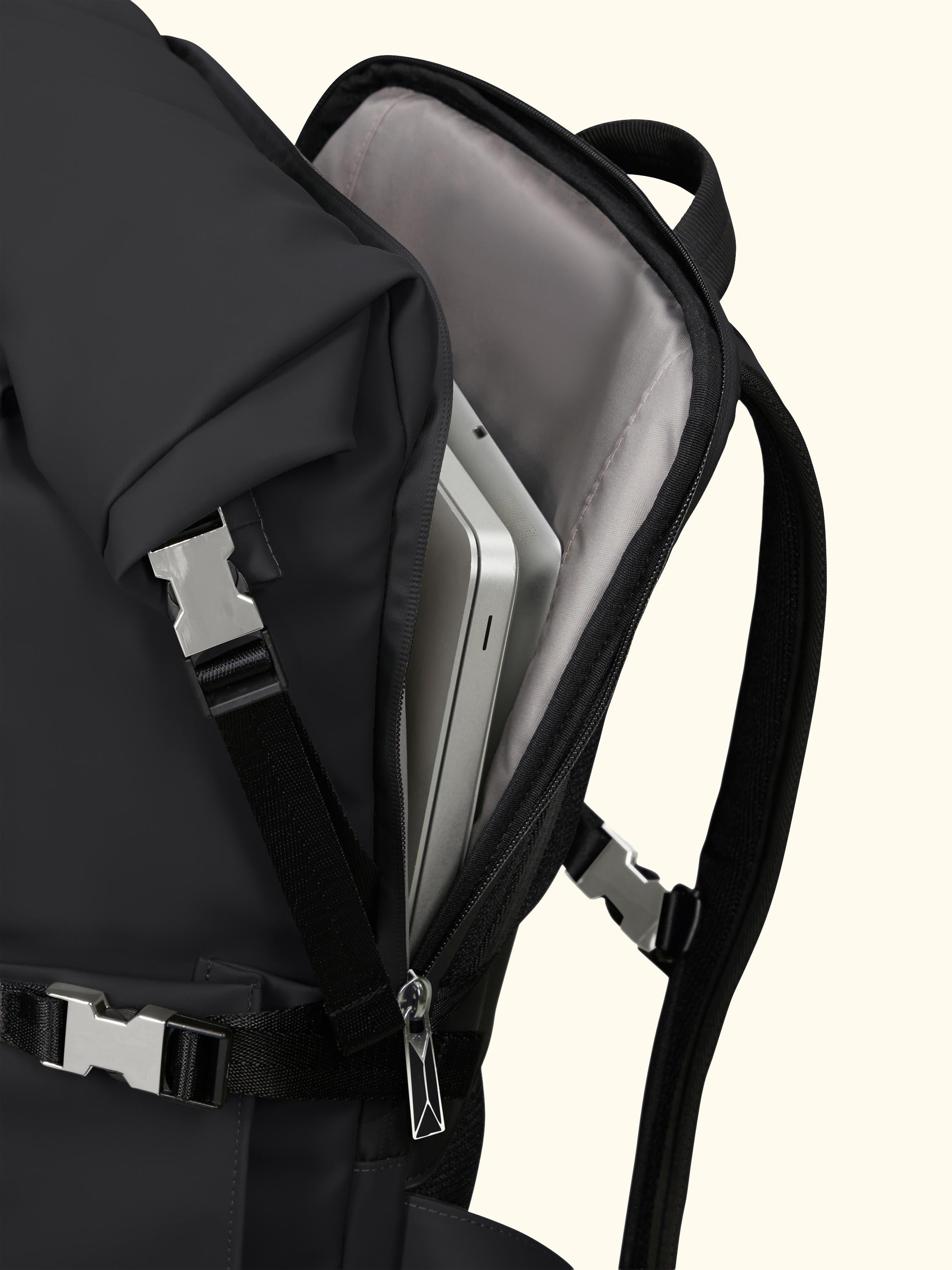 Glam-Go Roll Top Laptop Backpack, 26L