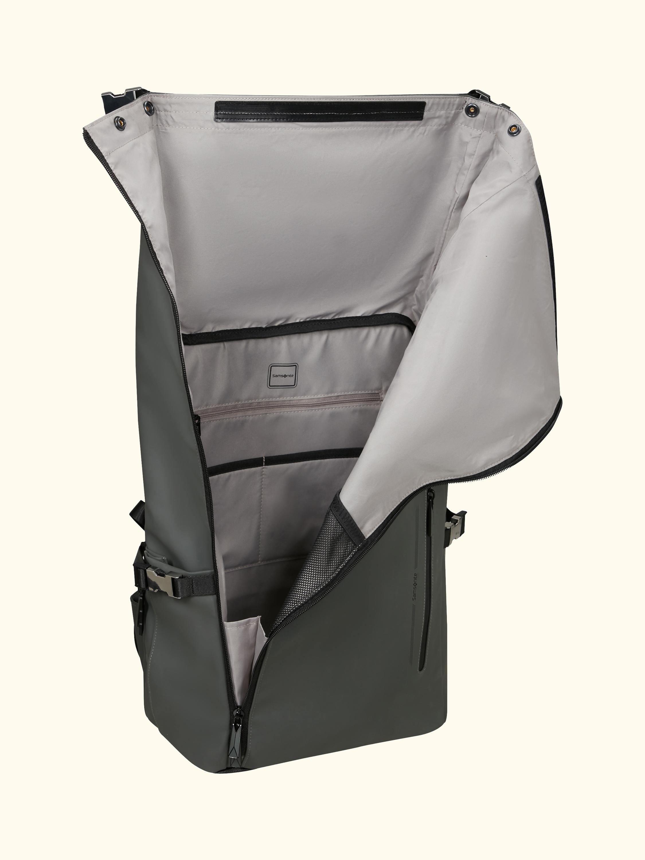 Glam-Go Roll Top Laptop Backpack, 26L
