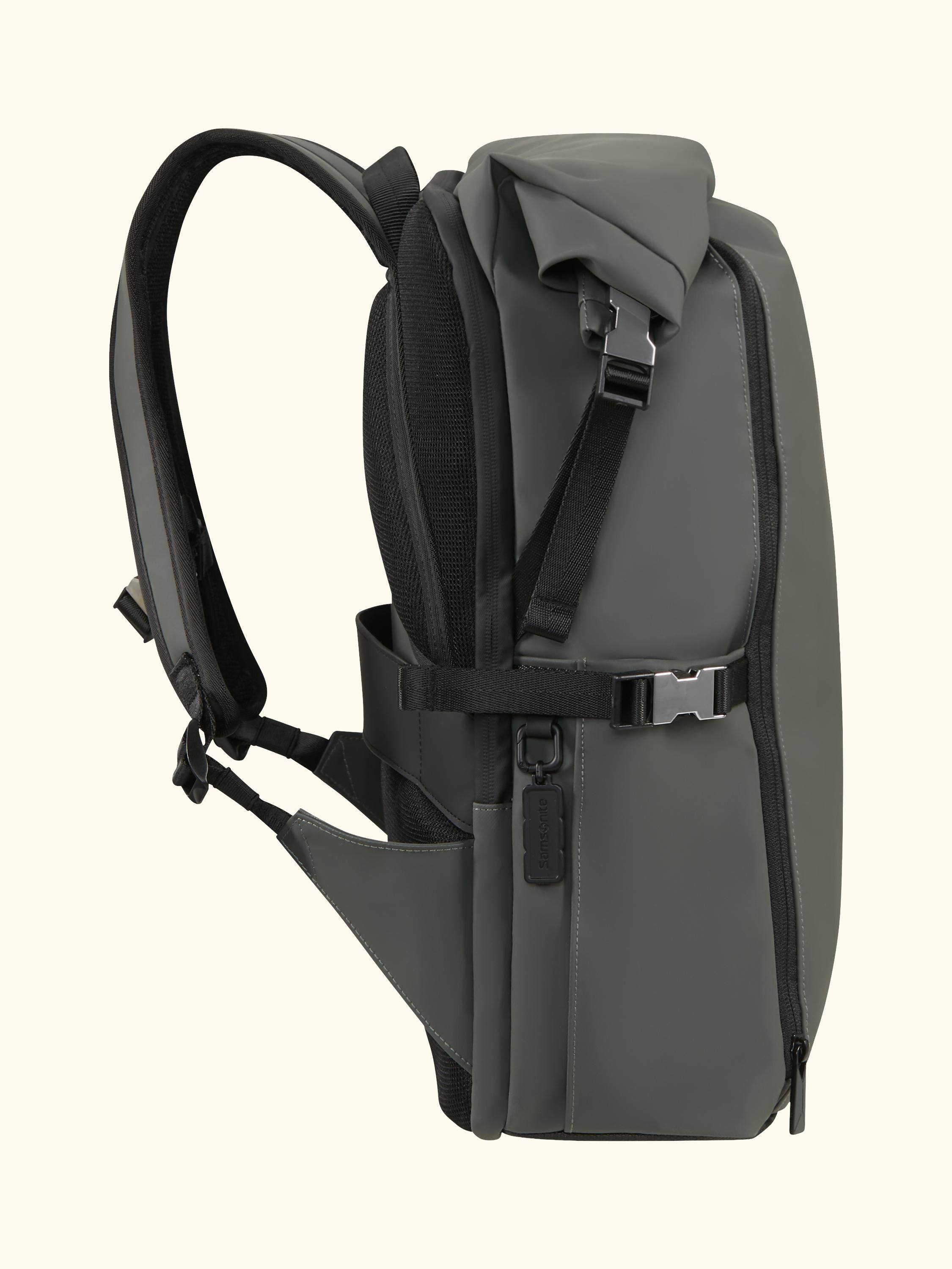 Glam-Go Roll Top Laptop Backpack, 26L
