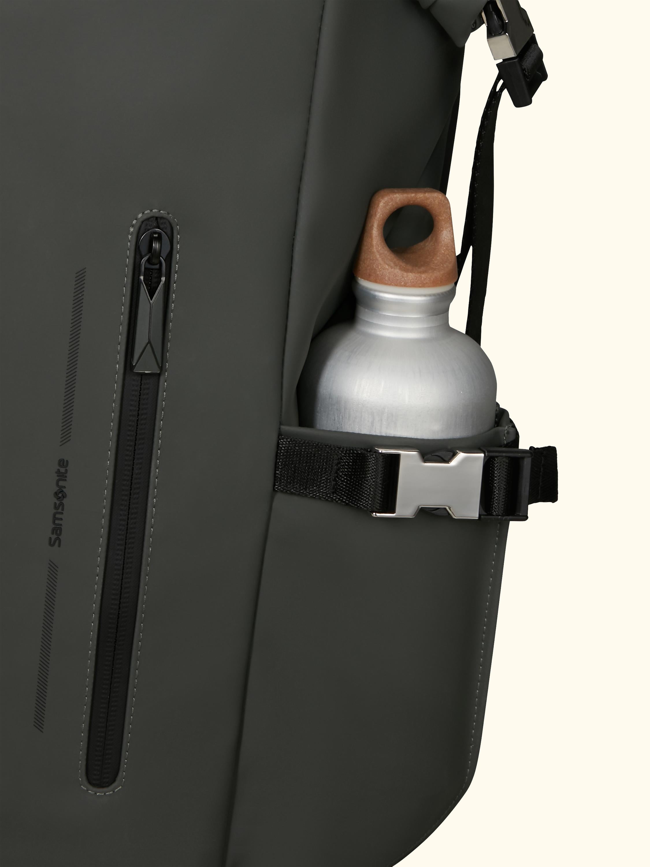 Glam-Go Roll Top Laptop Backpack, 26L
