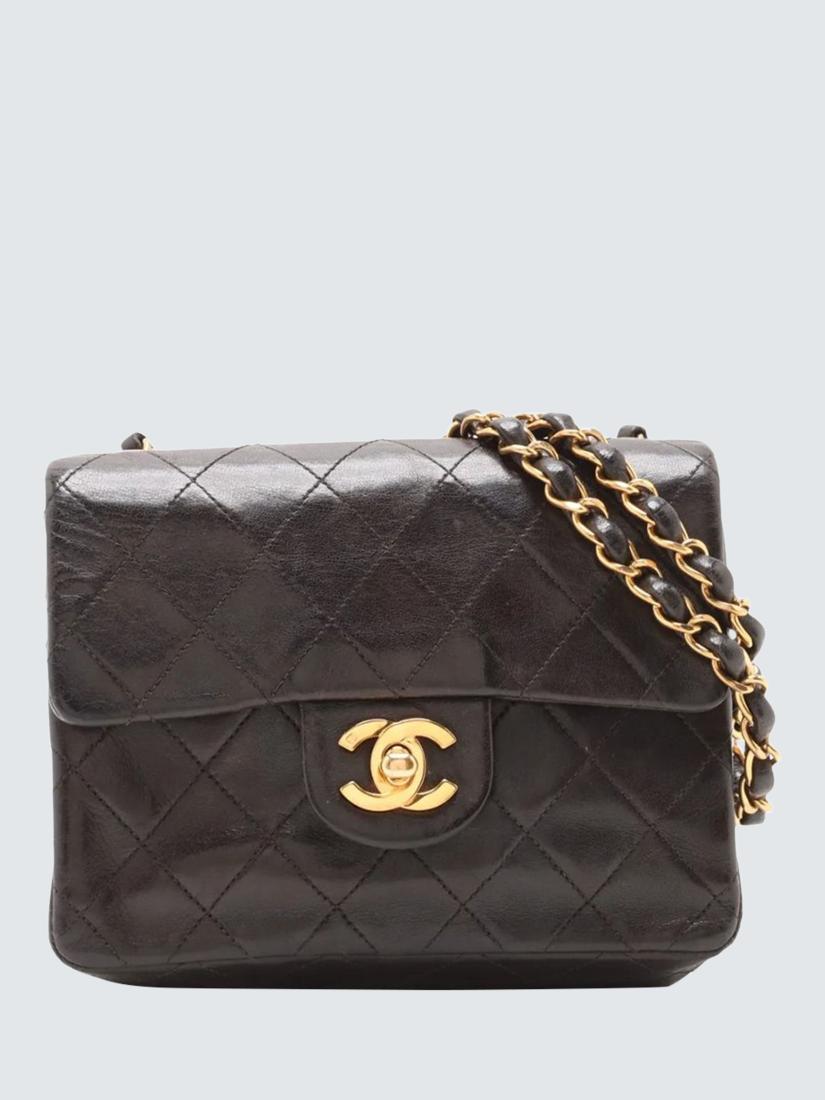 Pre-loved CHANEL Vintage 1994 Mini Lambskin Classic Single Flap Bag, Black