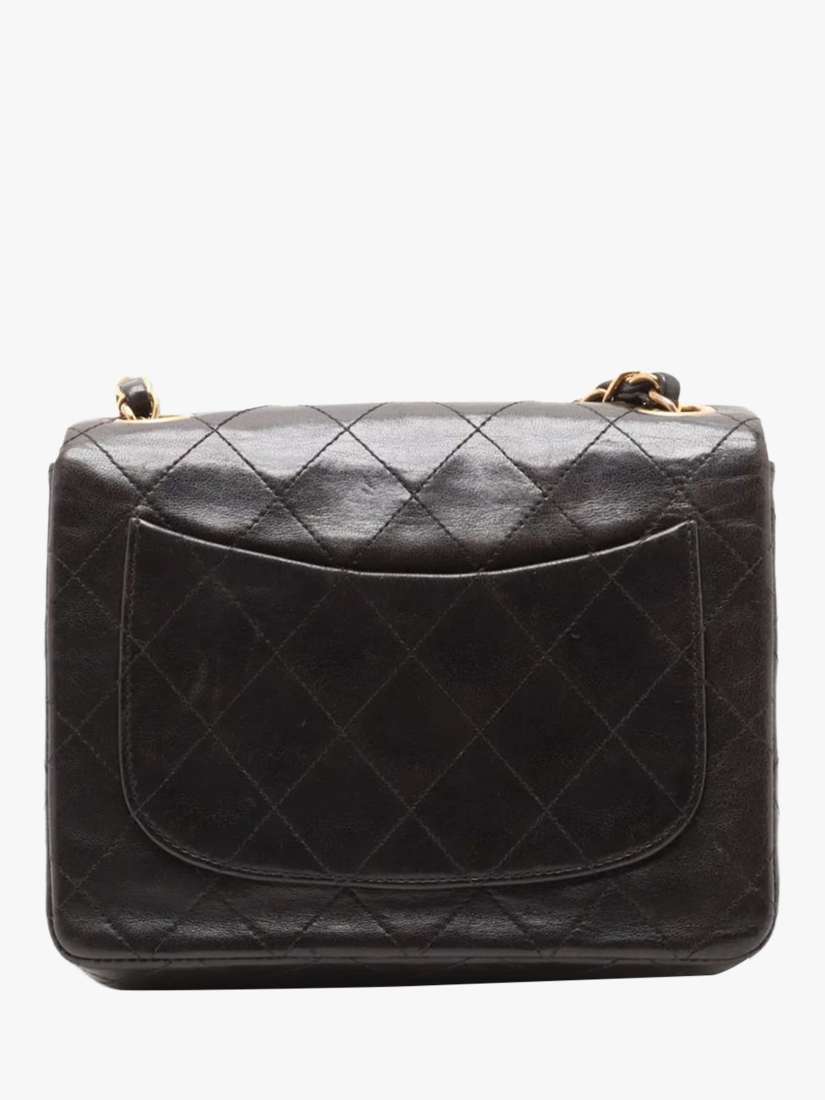 Pre-loved CHANEL Vintage 1994 Mini Lambskin Classic Single Flap Bag, Black