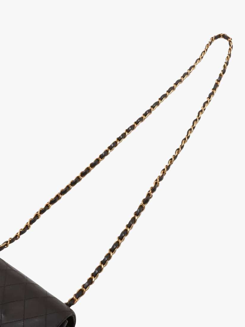 Pre-loved CHANEL Vintage 1994 Mini Lambskin Classic Single Flap Bag, Black