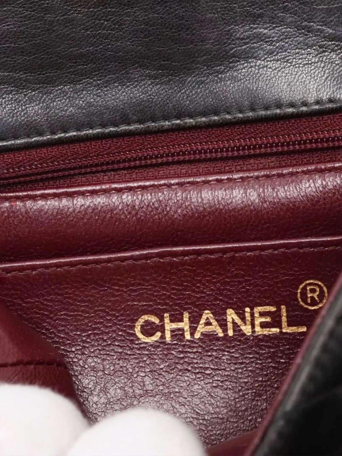 Pre-loved CHANEL Vintage 1994 Mini Lambskin Classic Single Flap Bag, Black