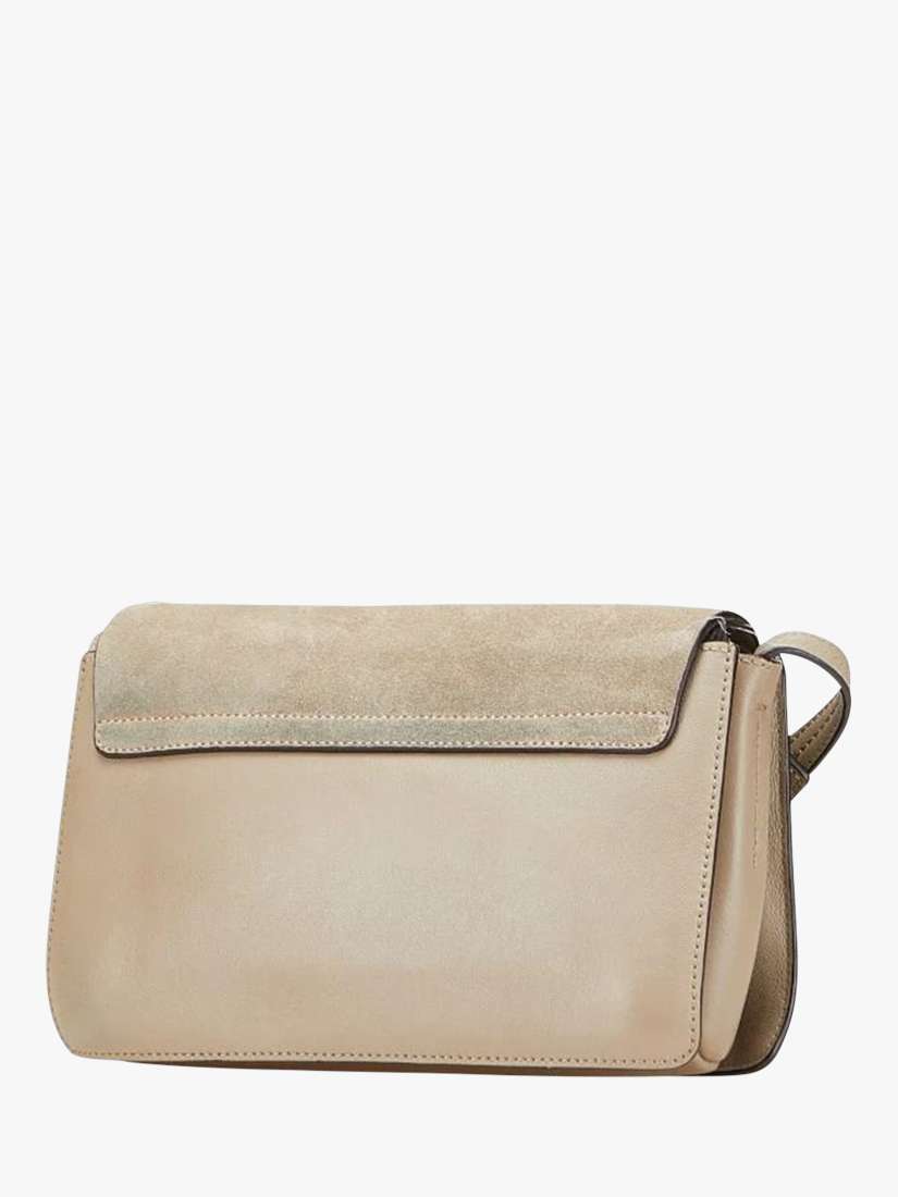 Pre-loved Chloé Faye Suede and Leather Shoulder Bag, Neutral