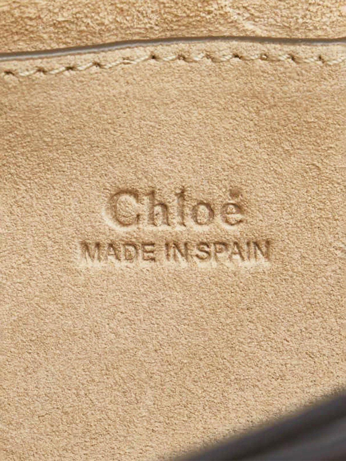 Pre-loved Chloé Faye Suede and Leather Shoulder Bag, Neutral