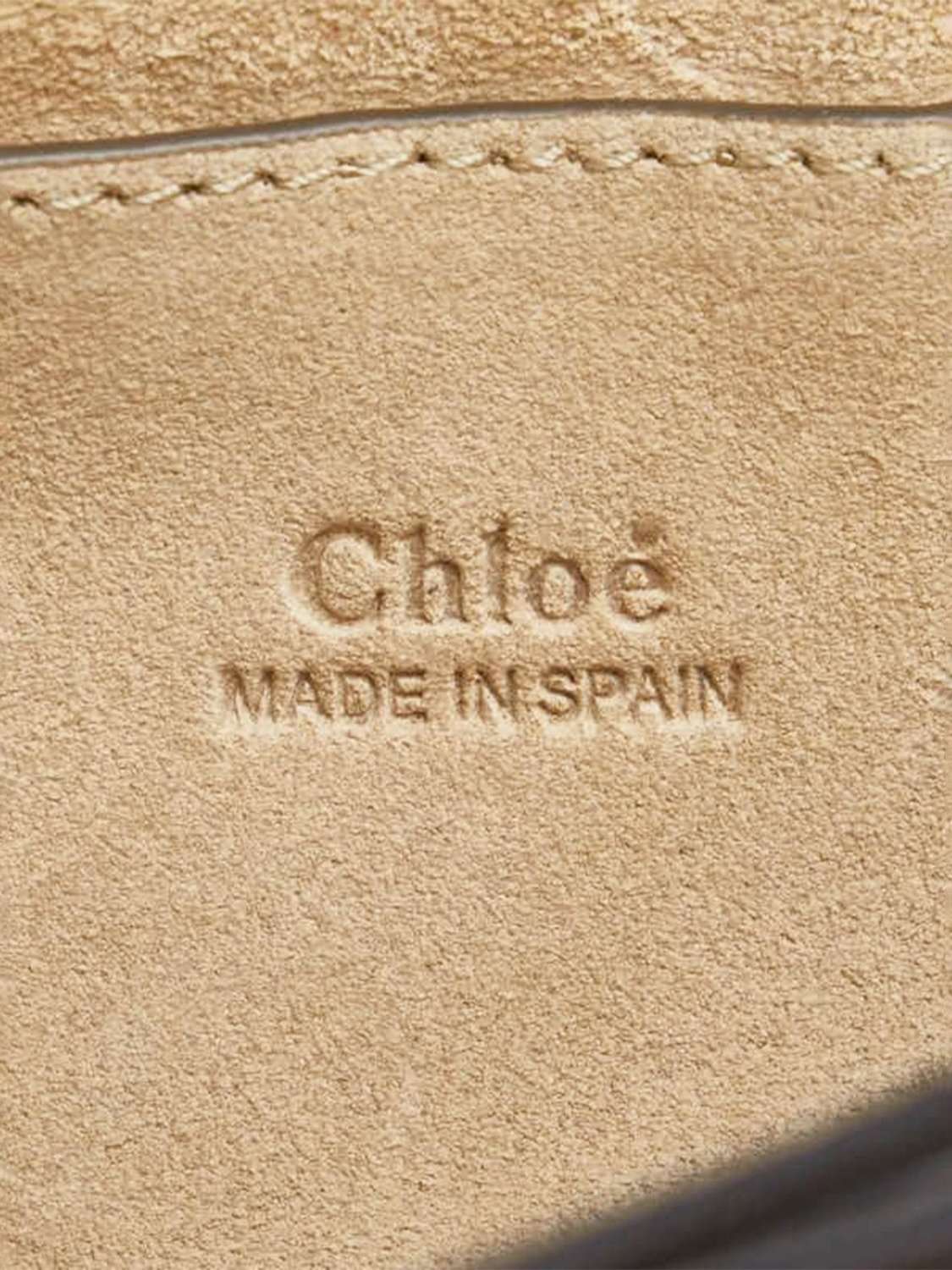 Pre-loved Chloé Faye Suede and Leather Shoulder Bag, Neutral
