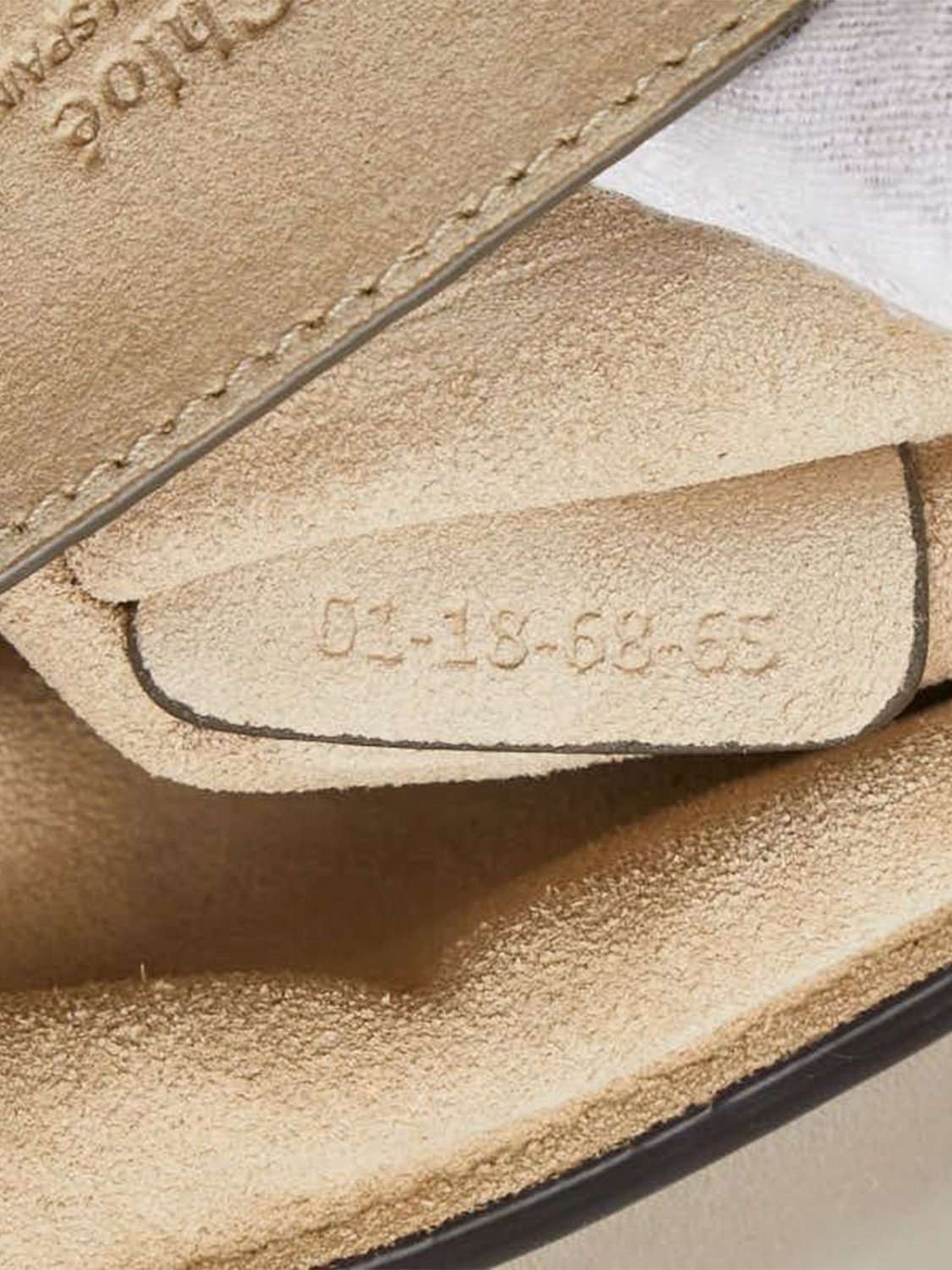 Pre-loved Chloé Faye Suede and Leather Shoulder Bag, Neutral