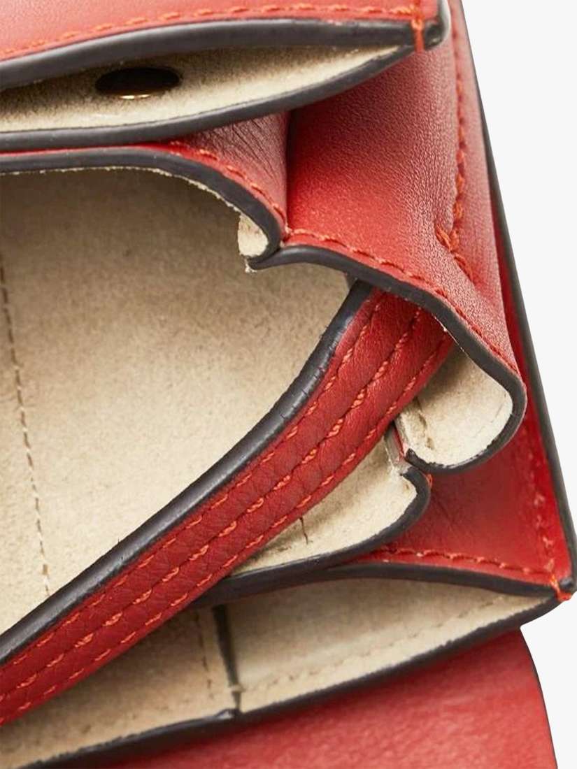 Pre-loved Chloé Faye Gold Hardware Shoulder Bag, Red
