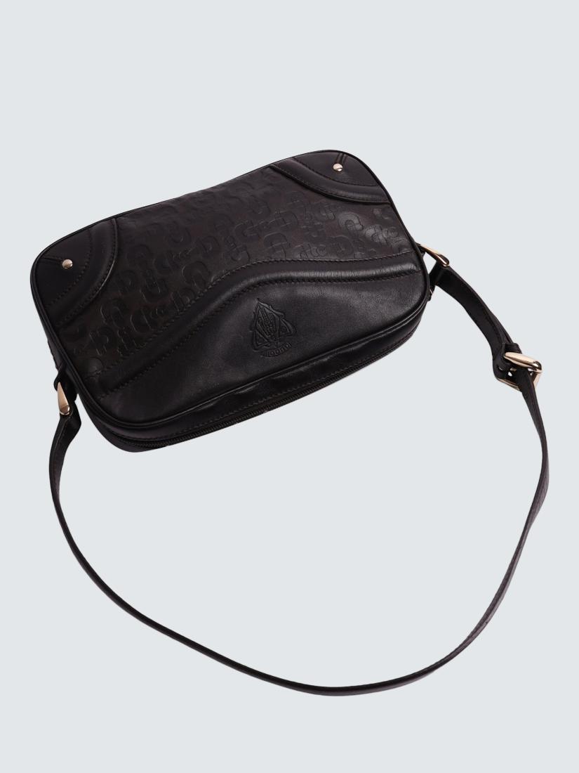 Pre-loved GUCCI Crest Horsebit Shoulder Bag, Brown