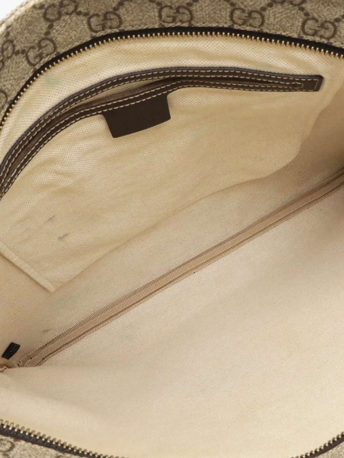 Pre-loved GUCCI GG Supreme Shoulder Bag, Brown