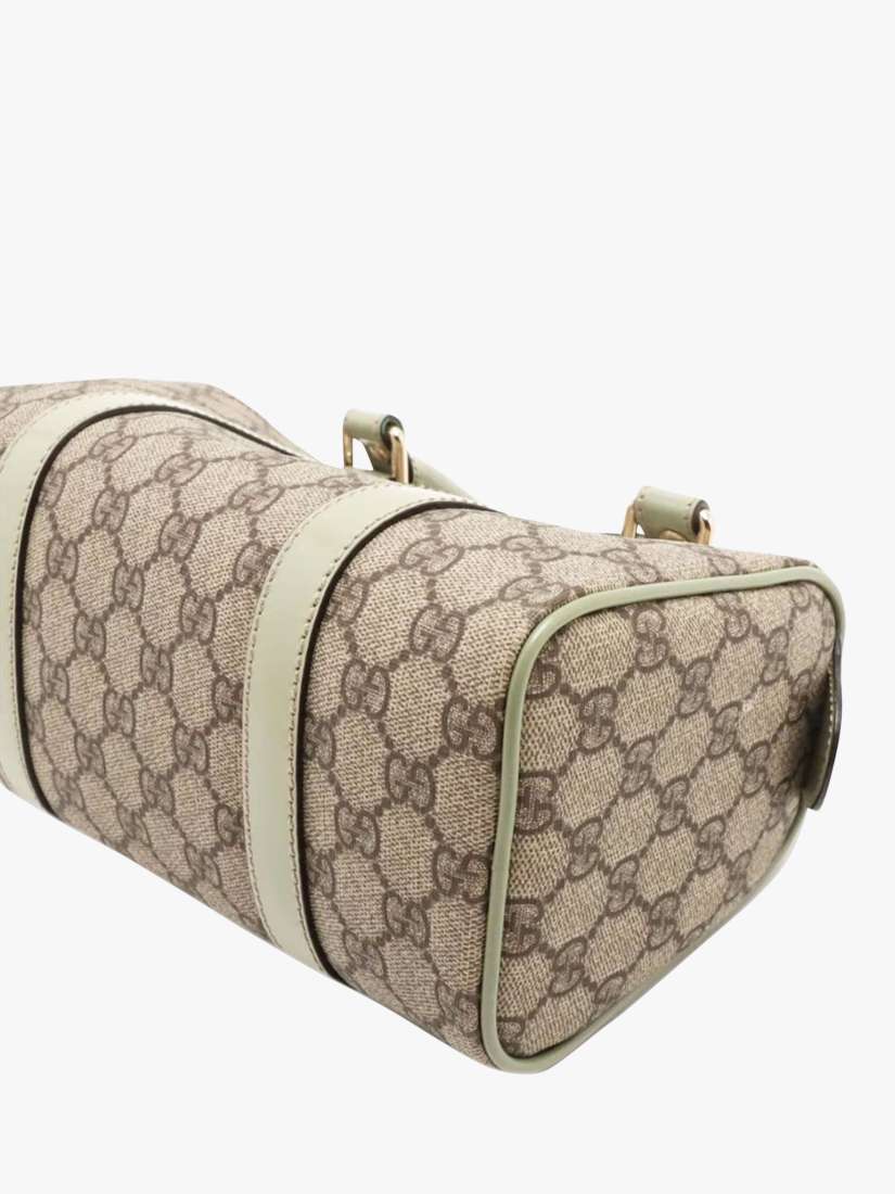 Pre-loved GUCCI GG Supreme Top Handle Bag, Brown