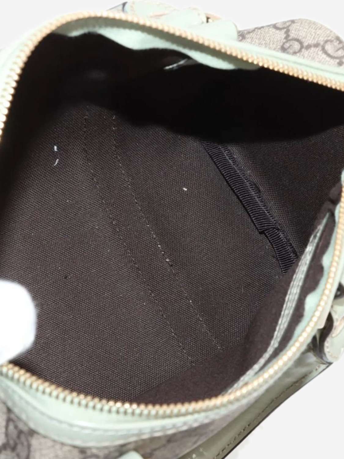 Pre-loved GUCCI GG Supreme Top Handle Bag, Brown
