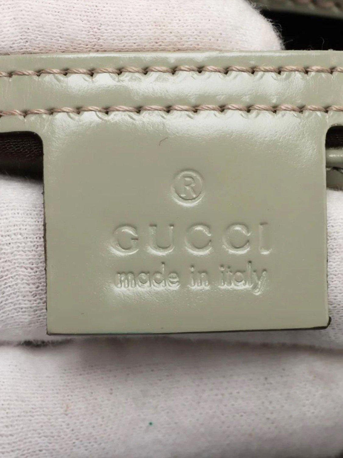 Pre-loved GUCCI GG Supreme Top Handle Bag, Brown