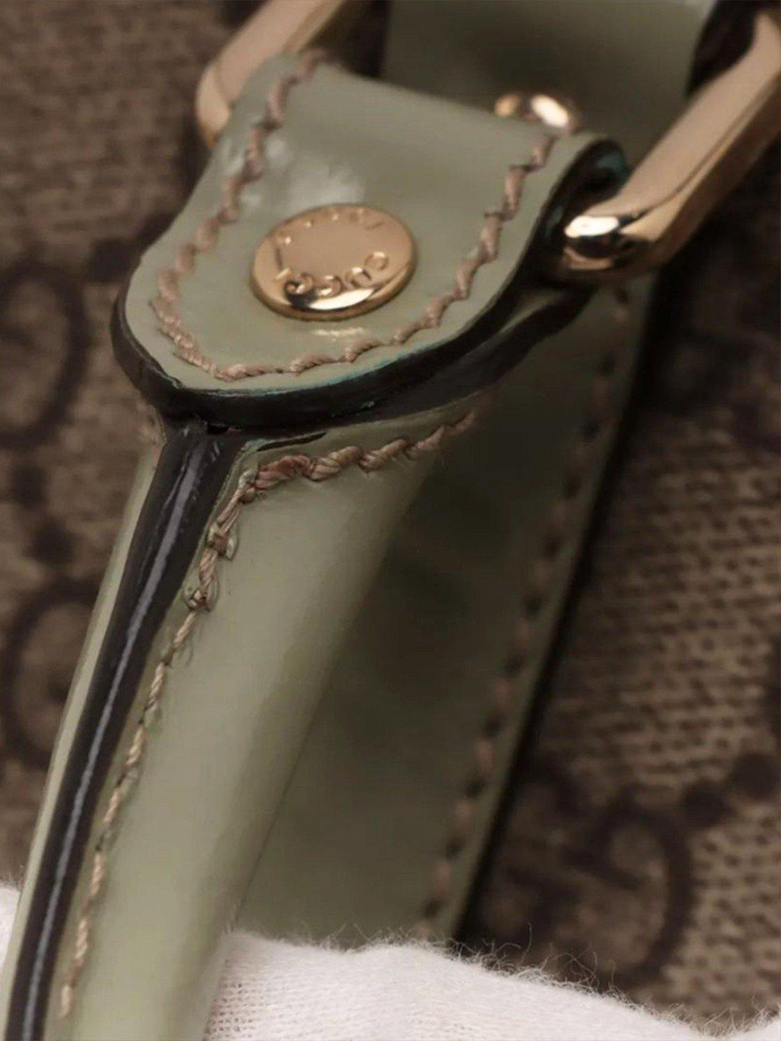 Pre-loved GUCCI GG Supreme Top Handle Bag, Brown