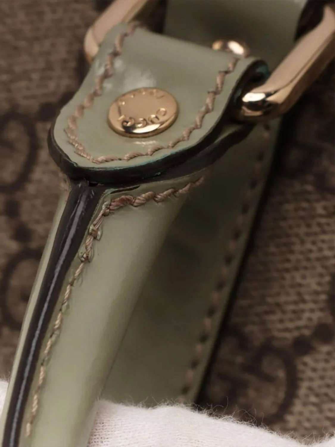 Pre-loved GUCCI GG Supreme Top Handle Bag, Brown