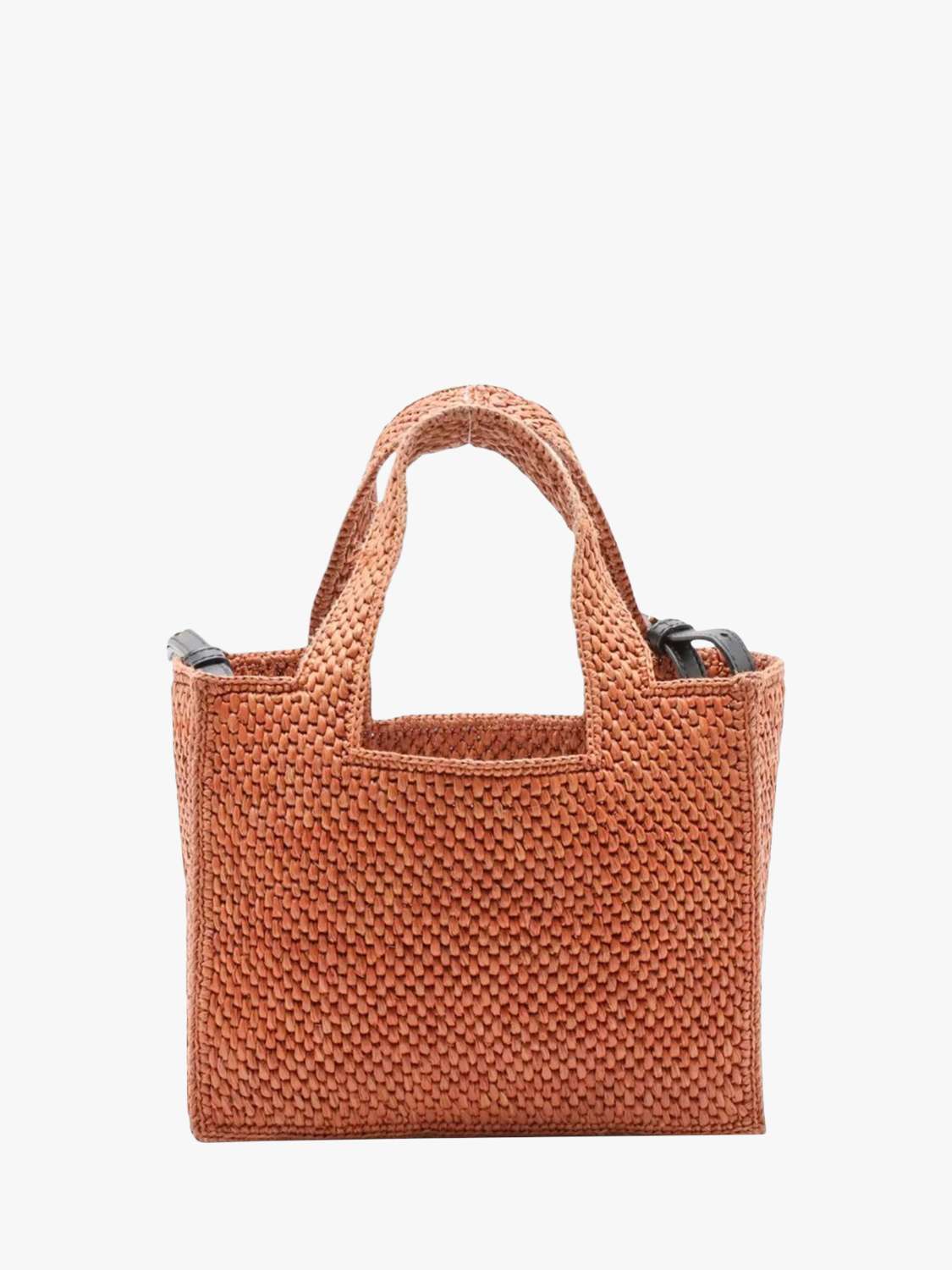 Pre-loved LOEWE Font Raffia Tote Bag, Brown