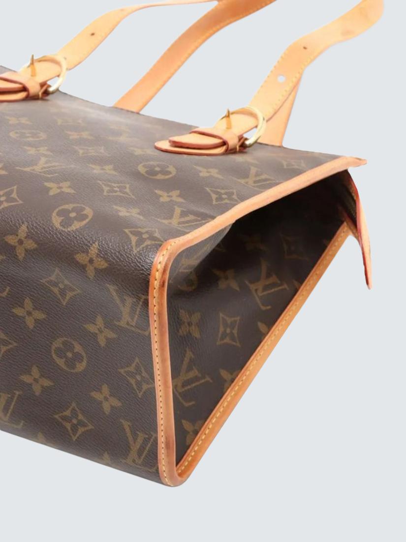 Pre-loved Louis Vuitton 2008 Monogram Popancuoulou Top Handle Bag, Brown