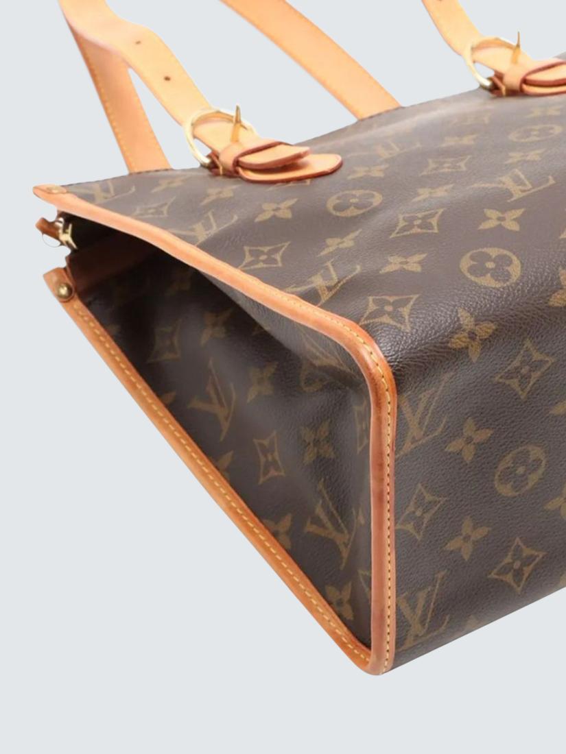 Pre-loved Louis Vuitton 2008 Monogram Popancuoulou Top Handle Bag, Brown