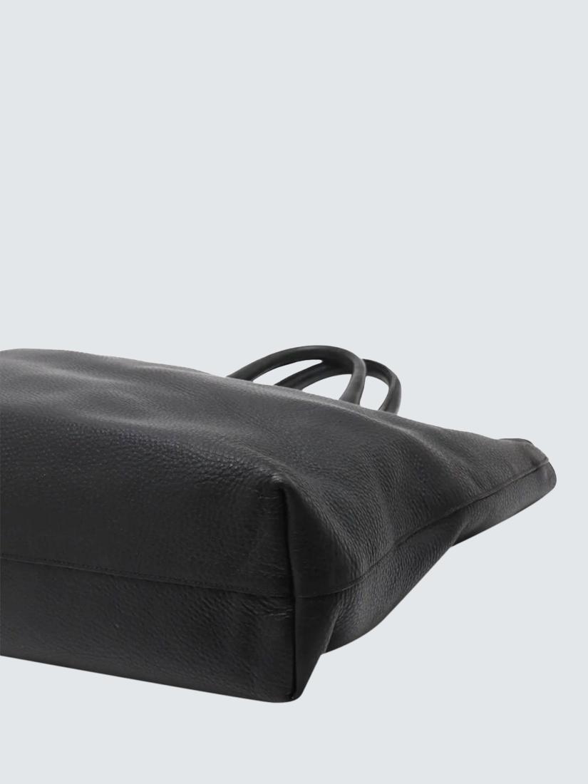 Pre-loved Prada Vitello Daino 2-Way Tote Bag, Black