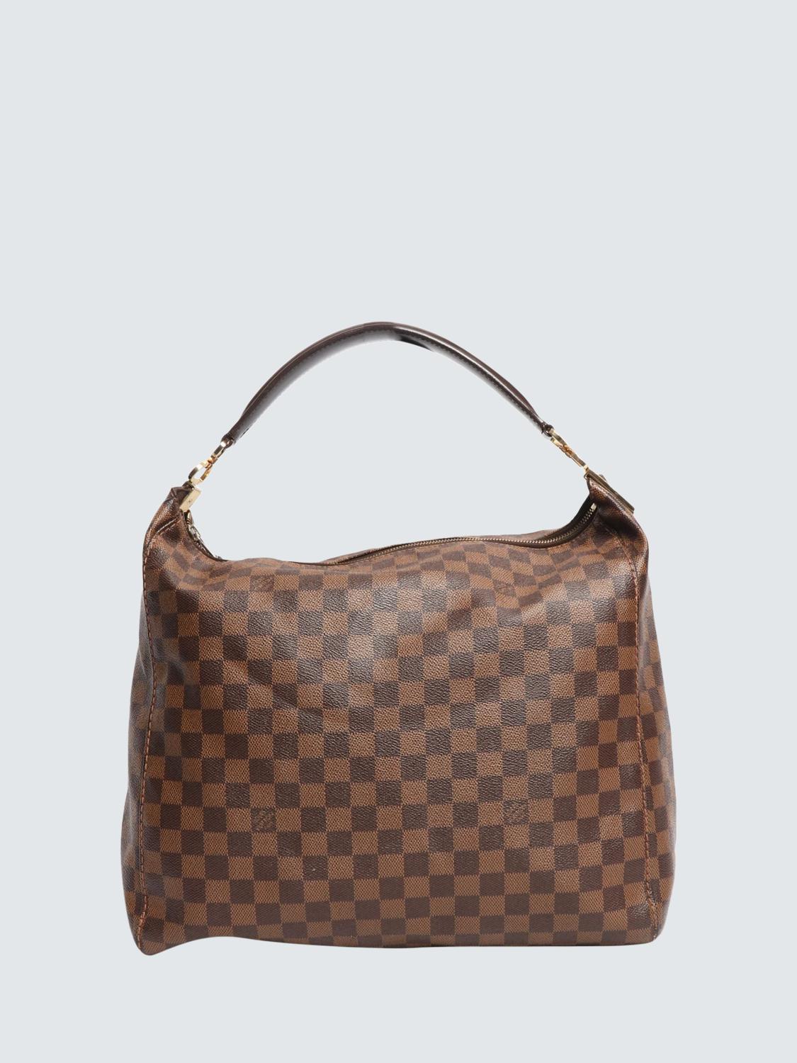 Pre-loved Louis Vuitton 2013 Damier Ebene Portobello GM Bag, Brown