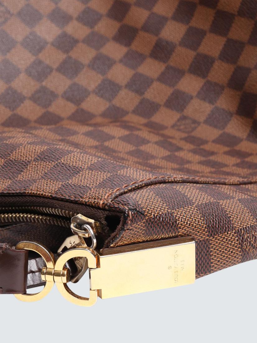 Pre-loved Louis Vuitton 2013 Damier Ebene Portobello GM Bag, Brown