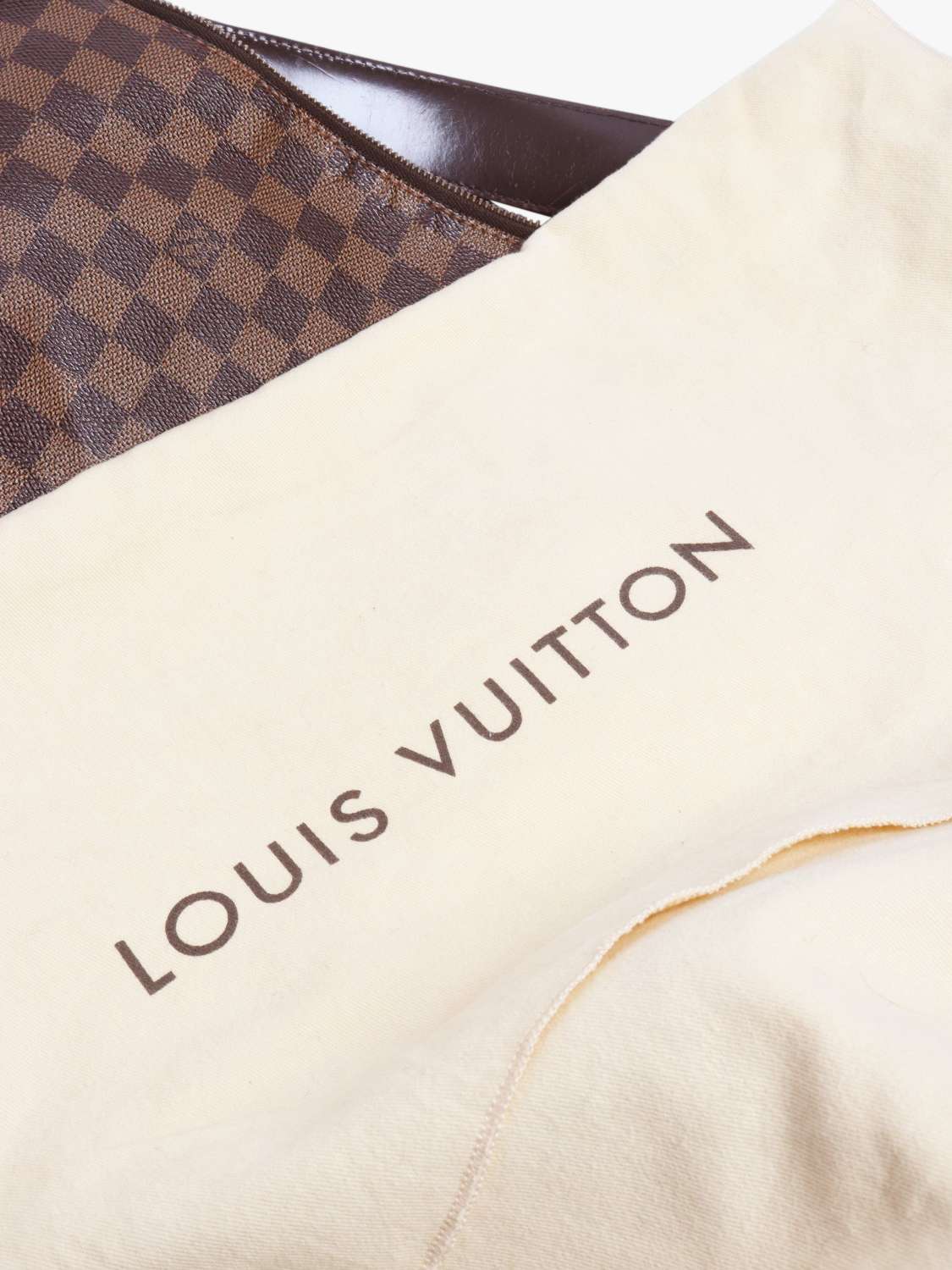 Pre-loved Louis Vuitton 2013 Damier Ebene Portobello GM Bag, Brown