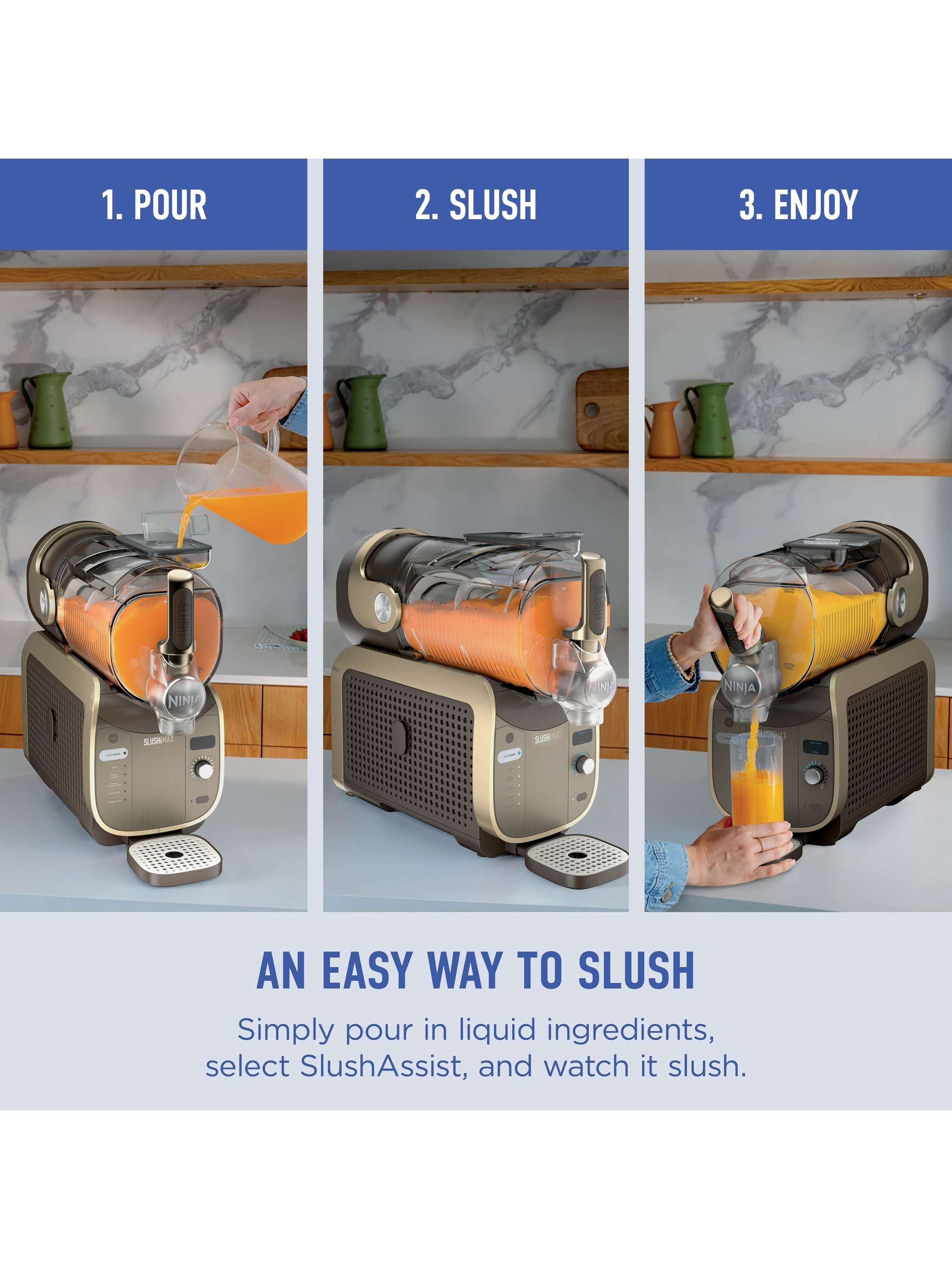 SLUSHi MAX Frozen Drink Maker, Mocha