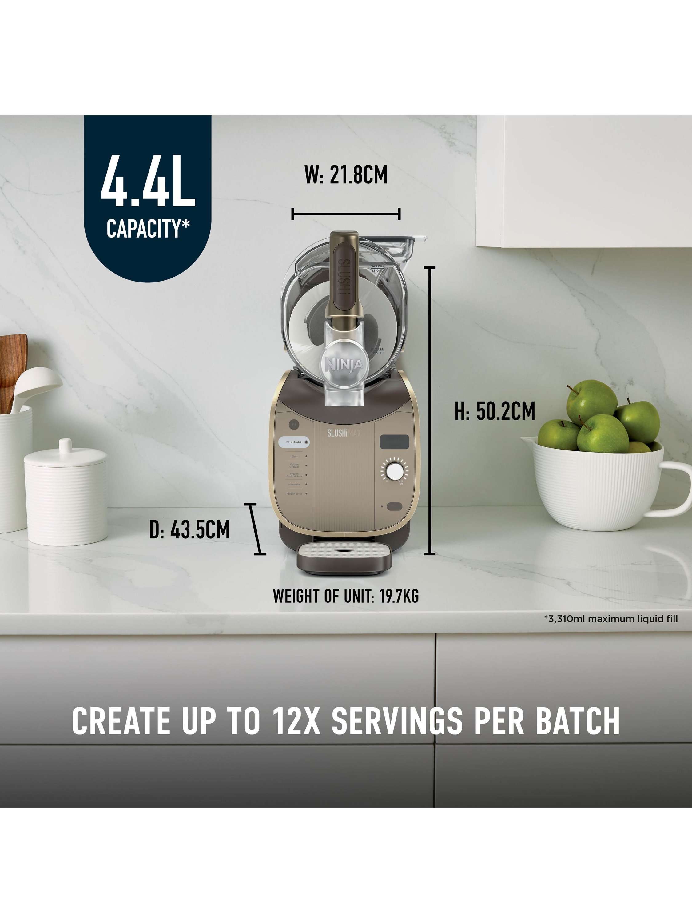 SLUSHi MAX Frozen Drink Maker, Mocha