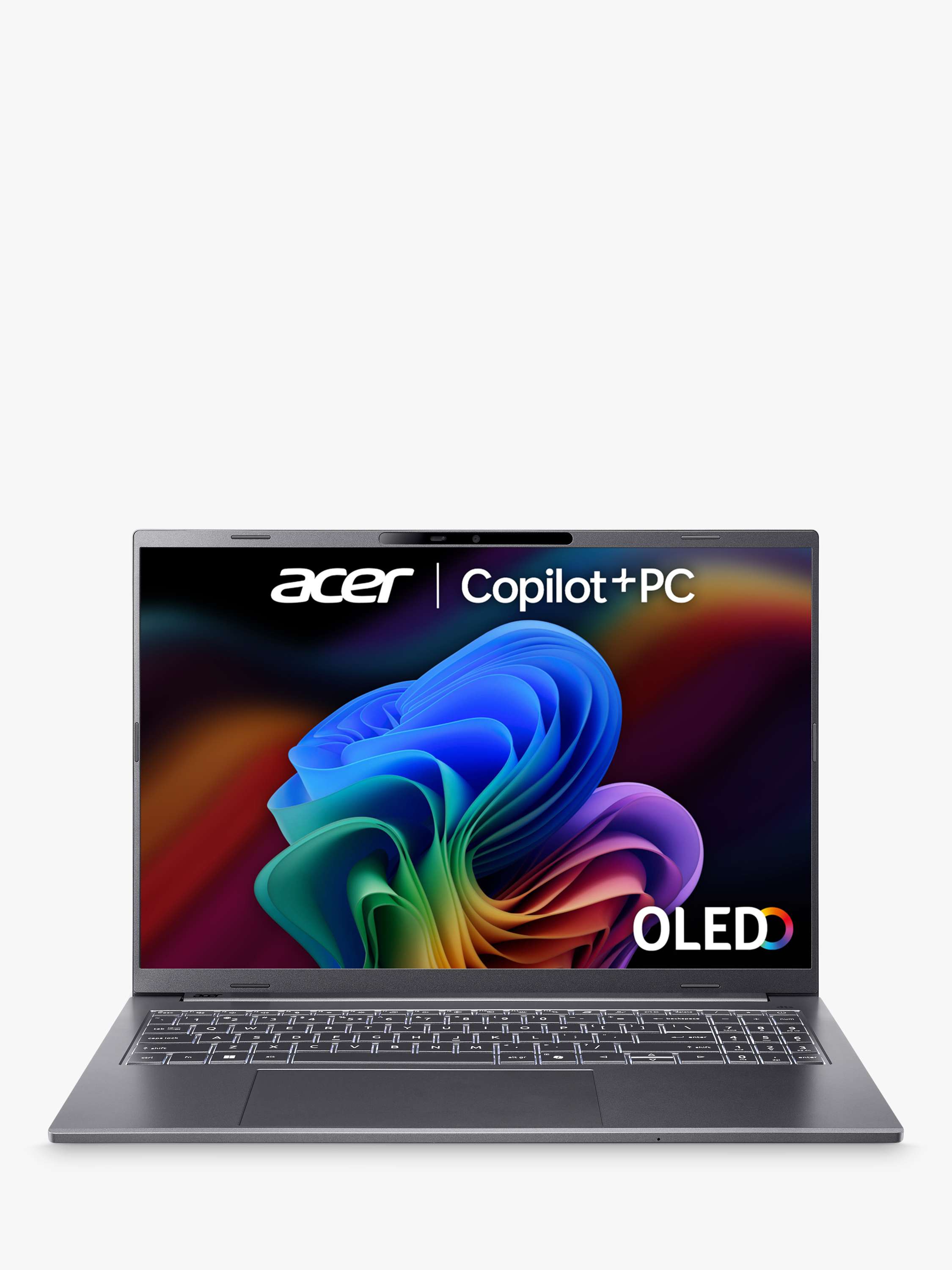 Aspire 16 AI Copilot+ Laptop, AMD Ryzen AI 7 Processor, 16GB RAM, 1TB SSD, 16” WUXGA OLED, Iron