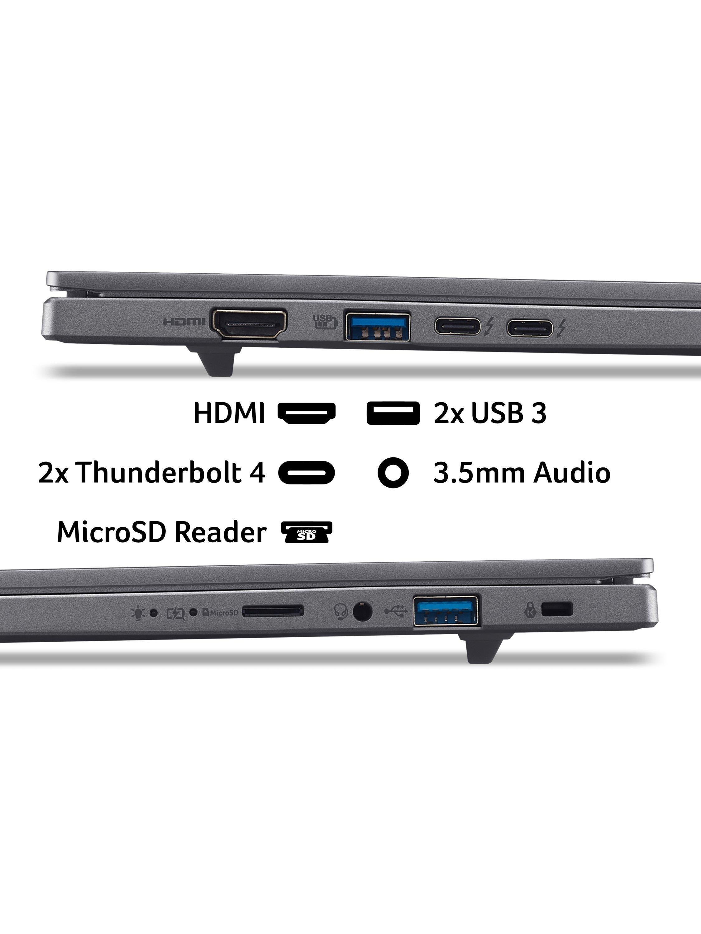Aspire 16 AI Copilot+ Laptop, AMD Ryzen AI 7 Processor, 16GB RAM, 1TB SSD, 16” WUXGA OLED, Iron