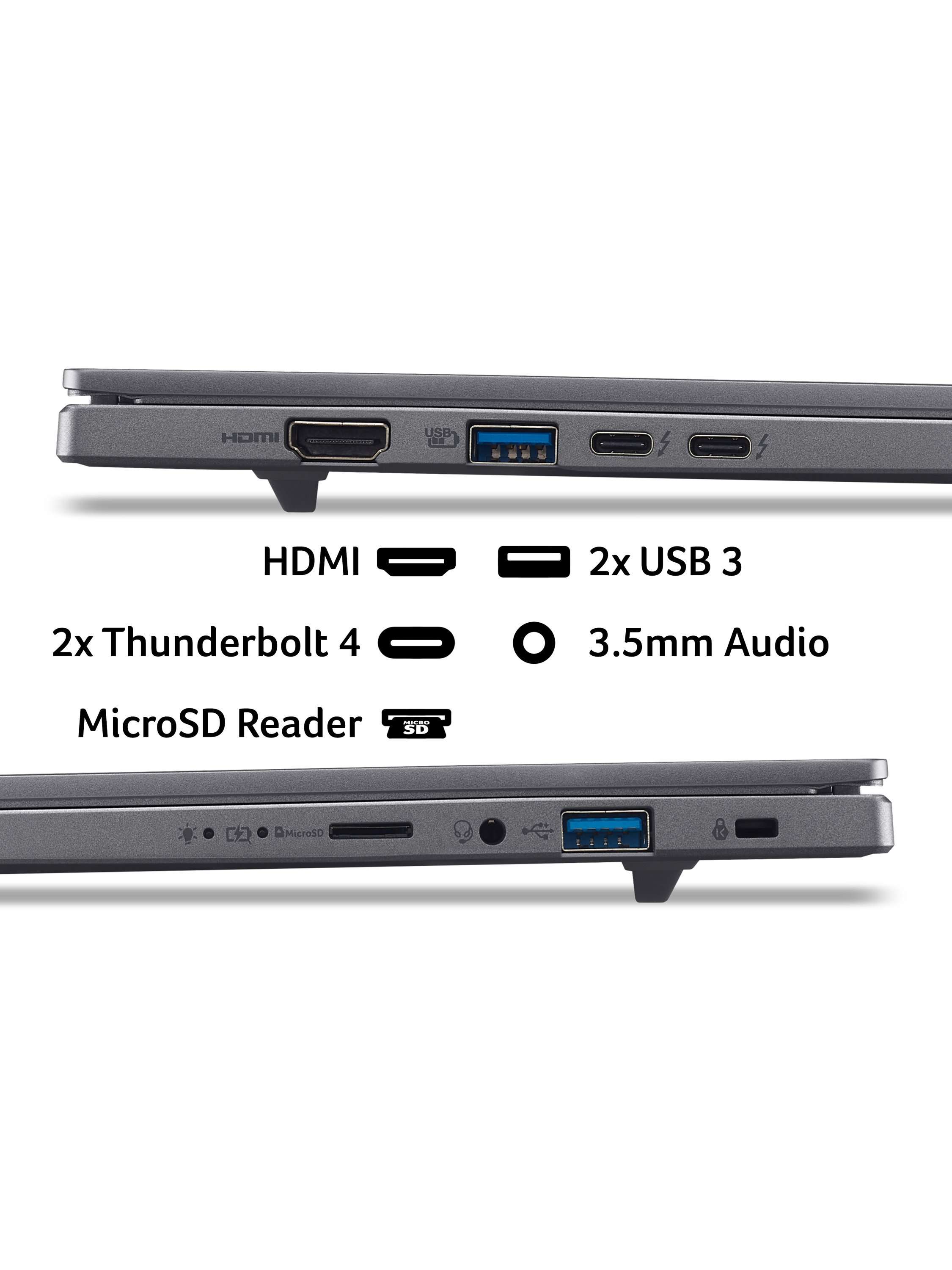 Aspire 16 AI Copilot+ Laptop, AMD Ryzen AI 7 Processor, 16GB RAM, 1TB SSD, 16” WUXGA OLED, Iron