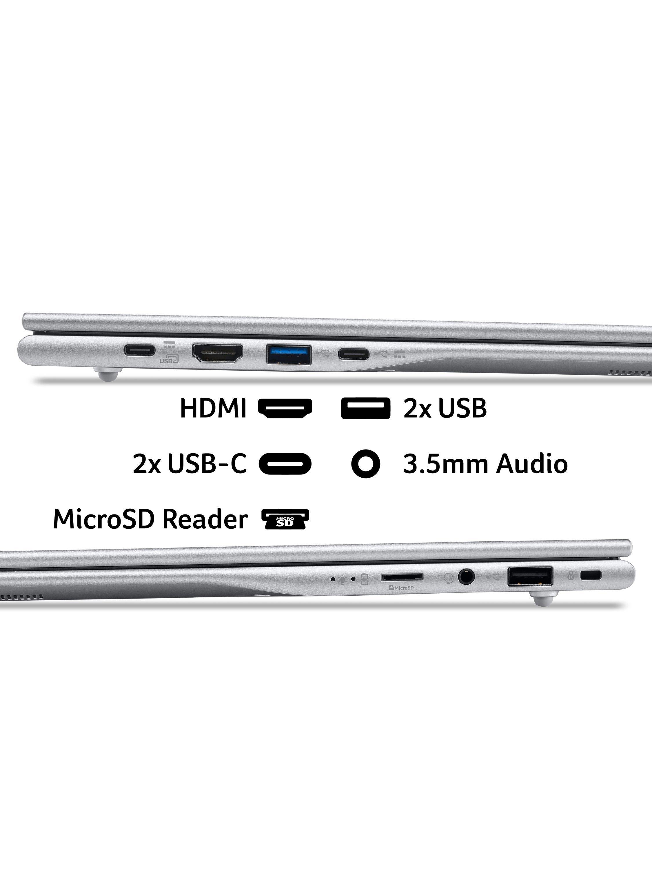 Aspire Lite 15 Laptop, AMD Ryzen 3 Processor, 8GB RAM, 256GB SSD, 15.6” Full HD, Silver