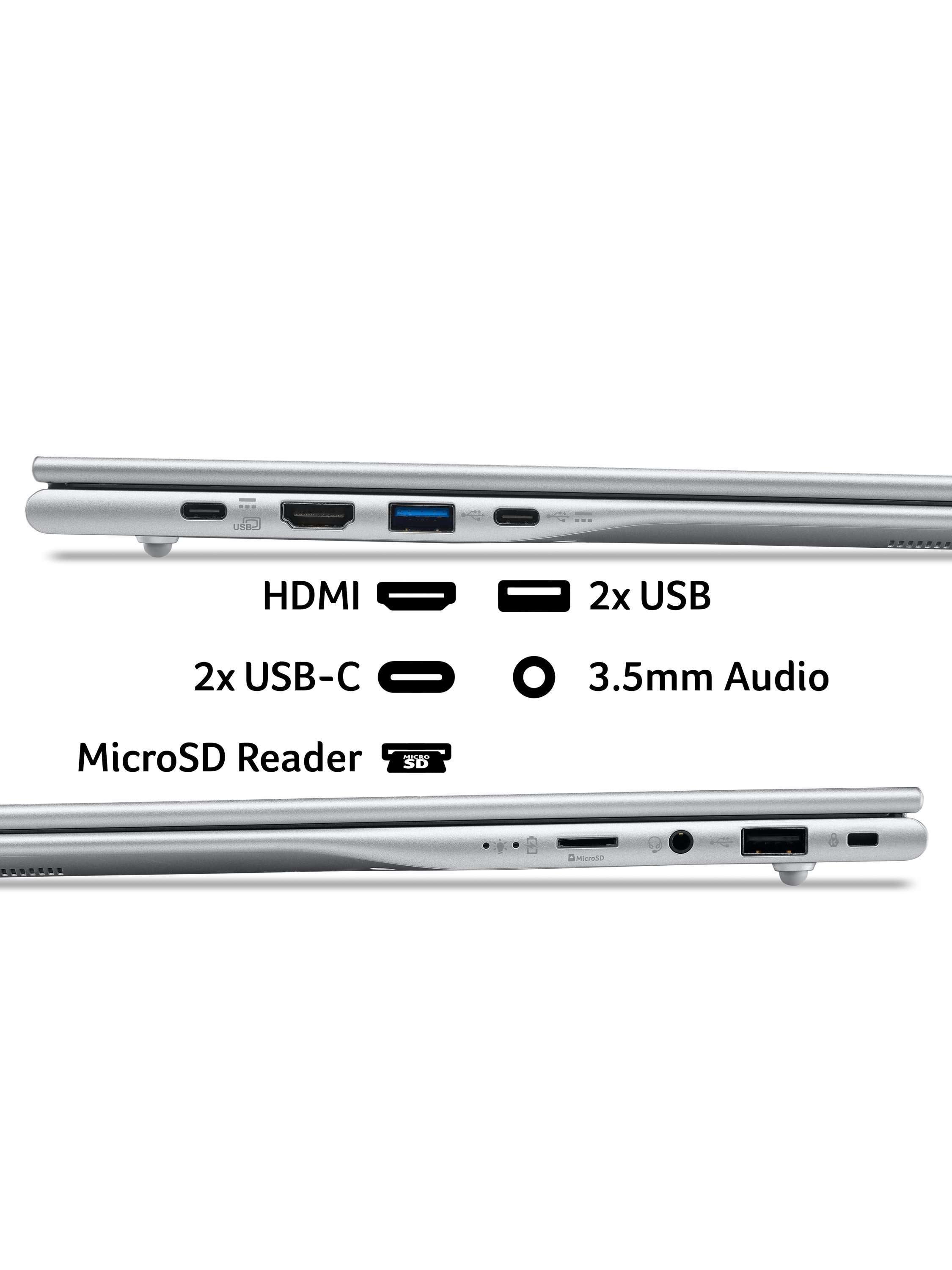 Aspire Lite 15 Laptop, AMD Ryzen 3 Processor, 8GB RAM, 256GB SSD, 15.6” Full HD, Silver