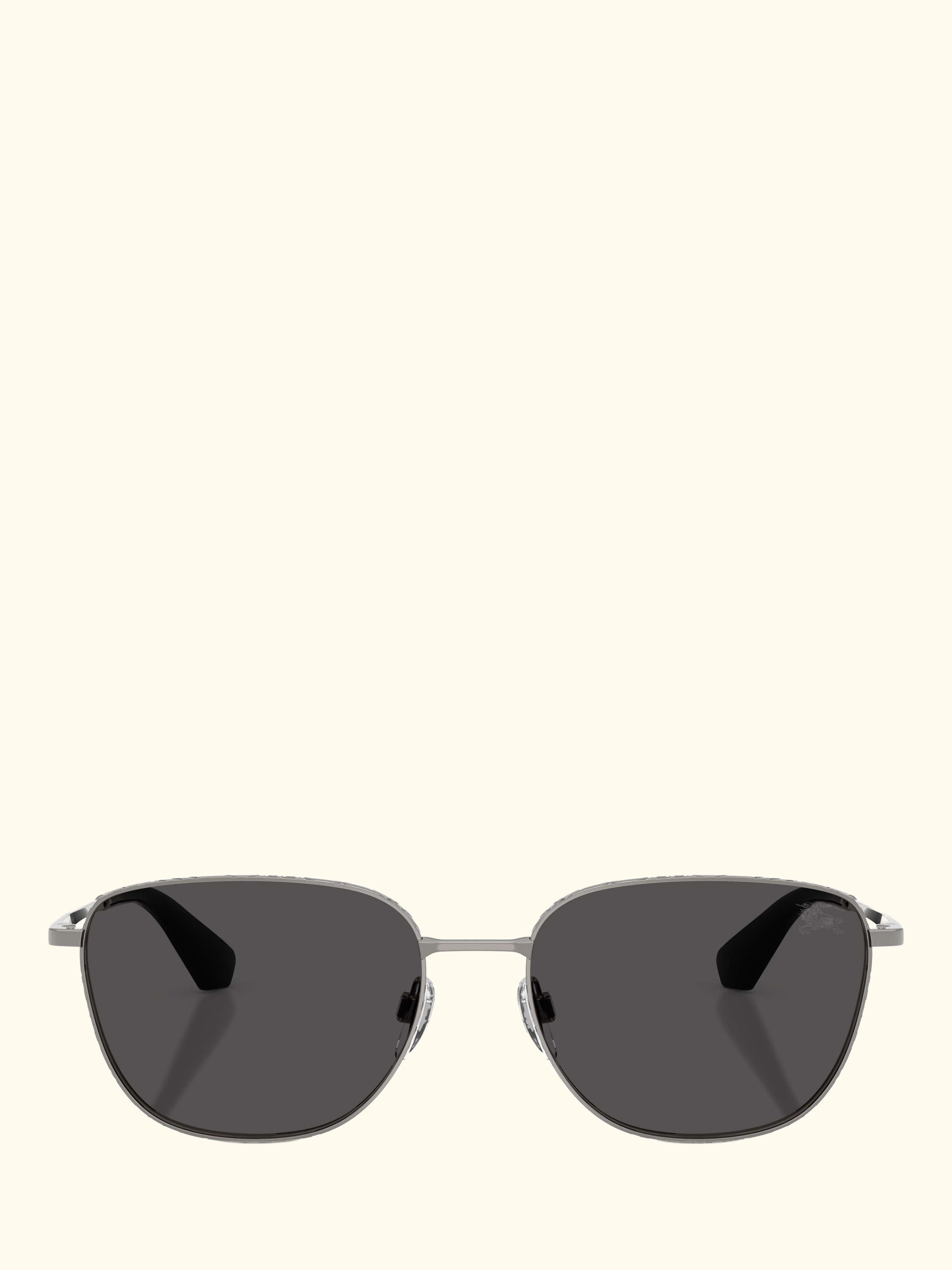 BE3171 Men's Square Sunglasses, Gunmetal/Dark Grey